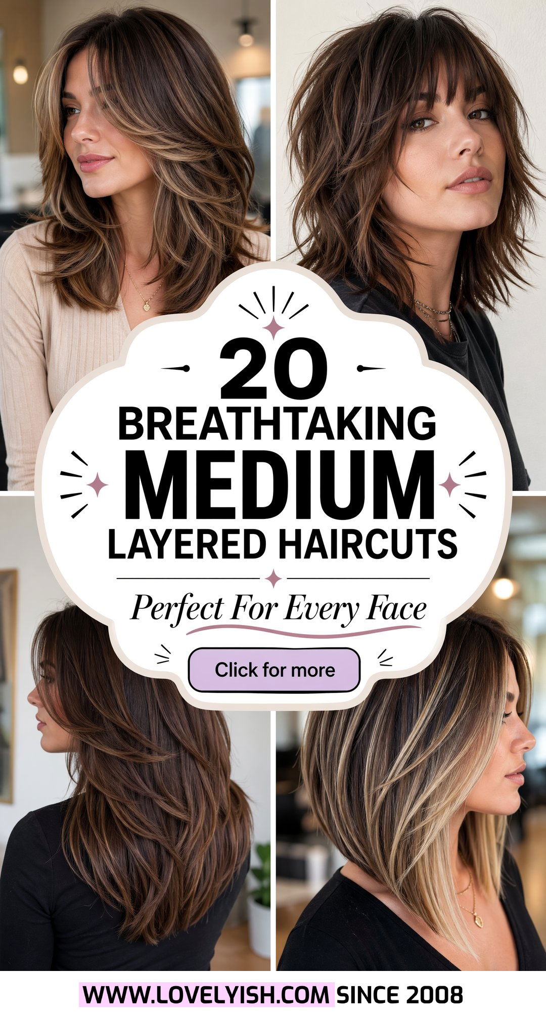 20 Breathtaking Medium Layered Haircuts for Every Face Shape - 20 Breathtaking Medium Layered Haircuts for Every Face Shape
