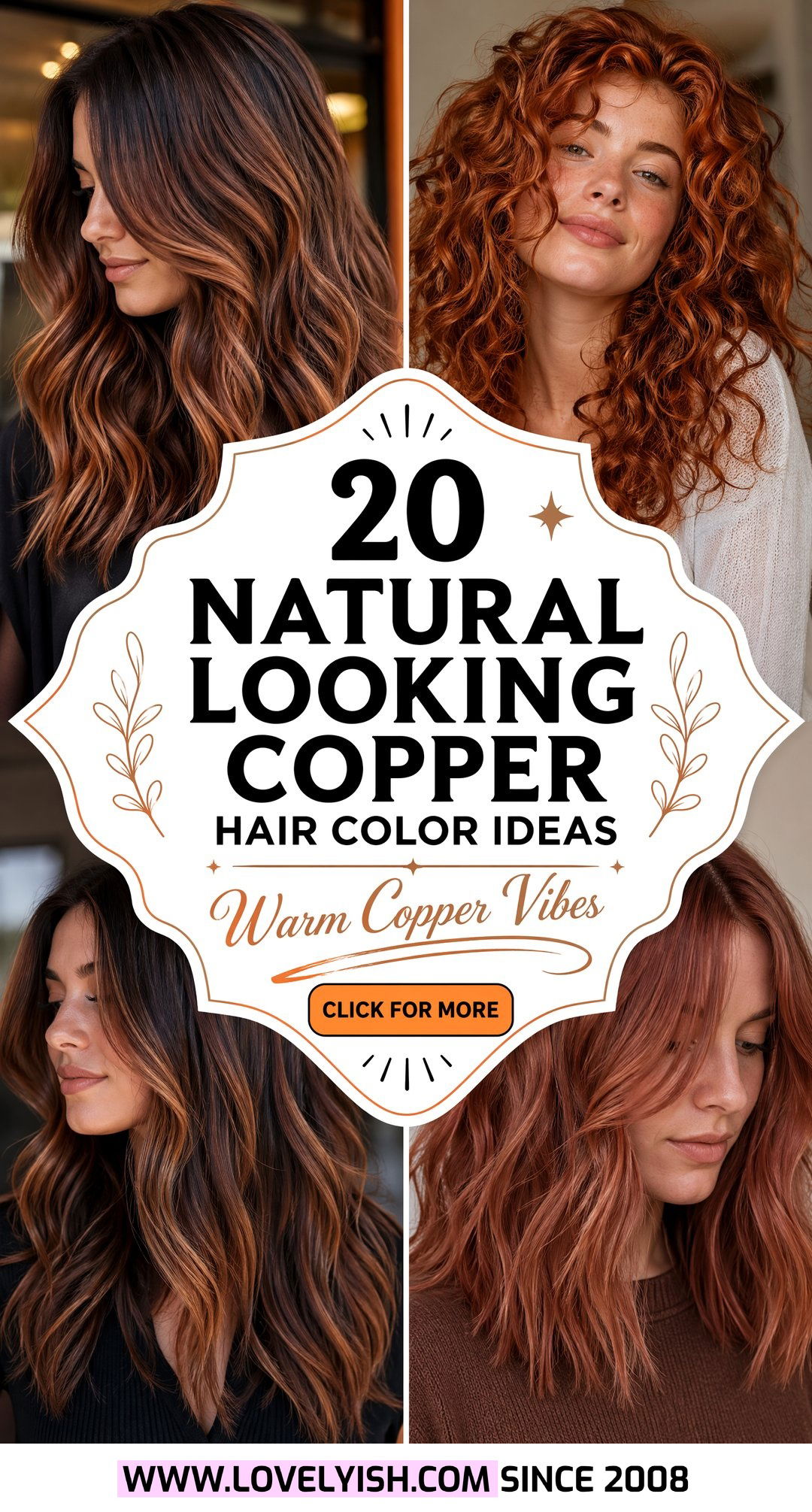 20 Breathtaking Natural Looking Copper Hair Color Ideas - 20 Breathtaking Natural Looking Copper Hair Color Ideas