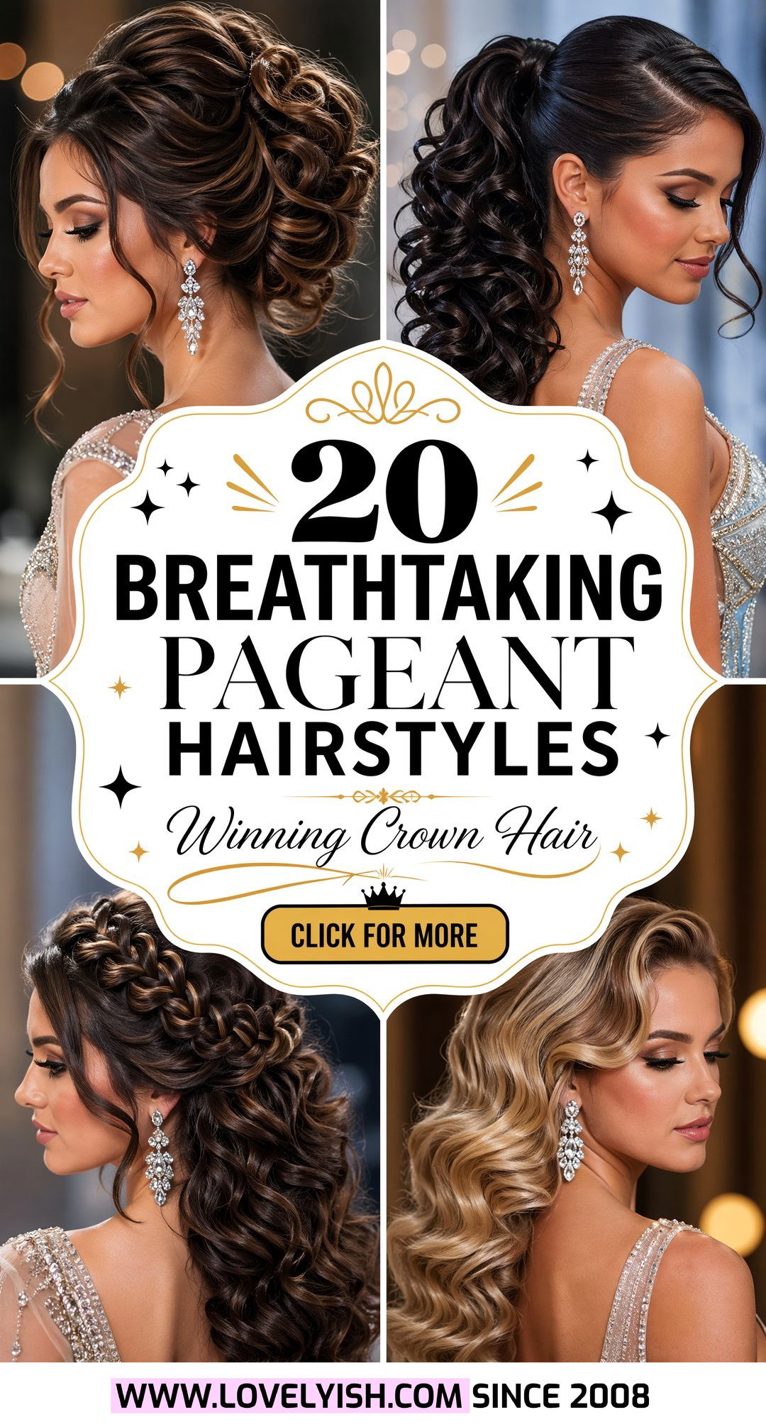 20 Breathtaking Pageant Hairstyle Ideas With Soft Curls - 20 Breathtaking Pageant Hairstyle Ideas With Soft Curls