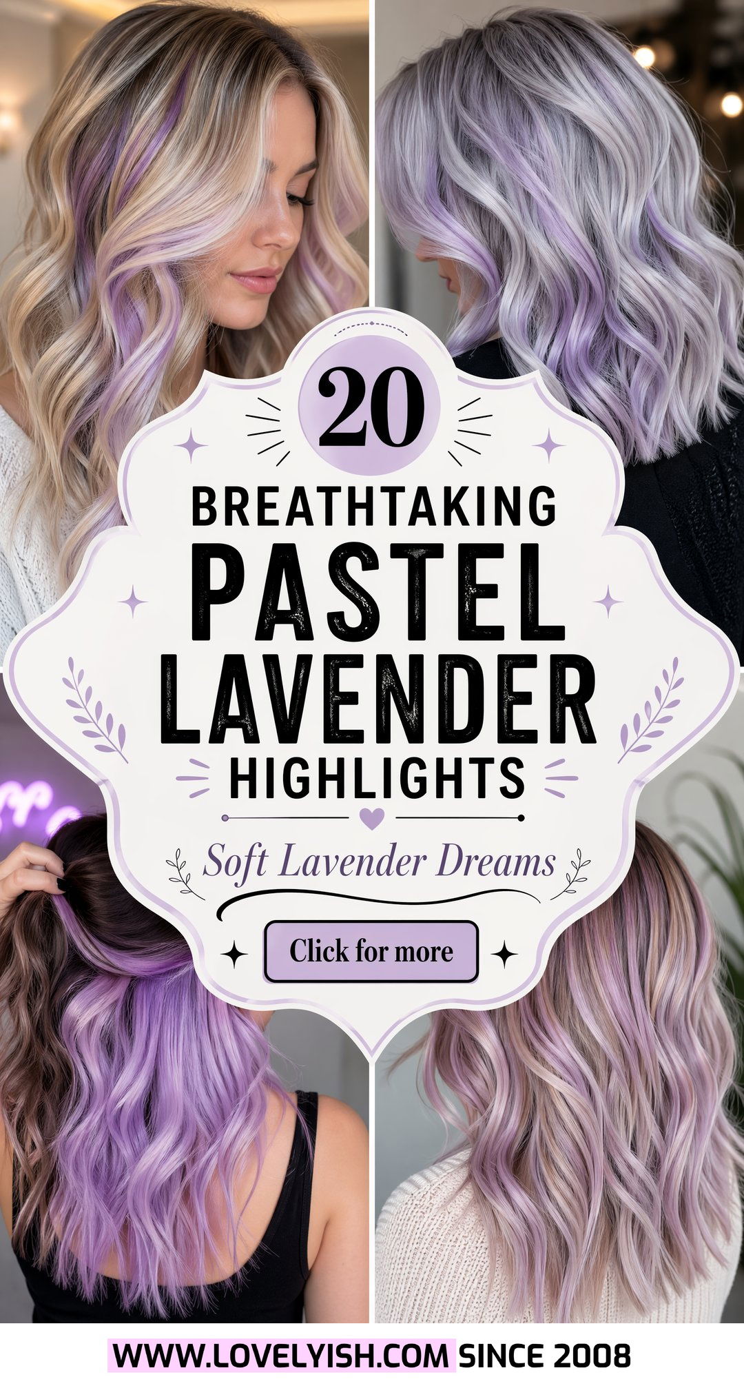 20 Breathtaking Pastel Lavender Highlights for a Soft New Look - 20 Breathtaking Pastel Lavender Highlights for a Soft New Look