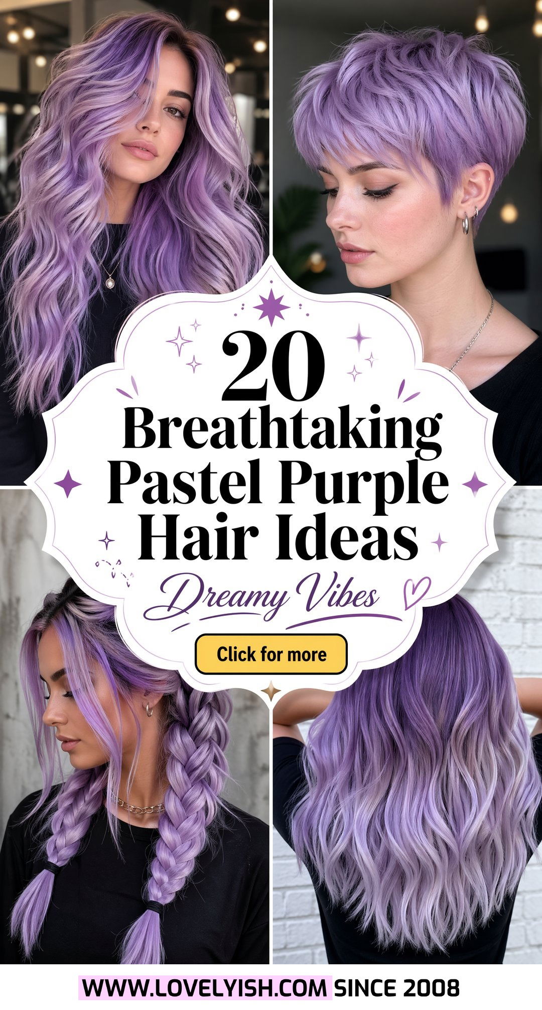 20 Breathtaking Pastel Purple Hair Ideas to Copy Right Now - 20 Breathtaking Pastel Purple Hair Ideas to Copy Right Now