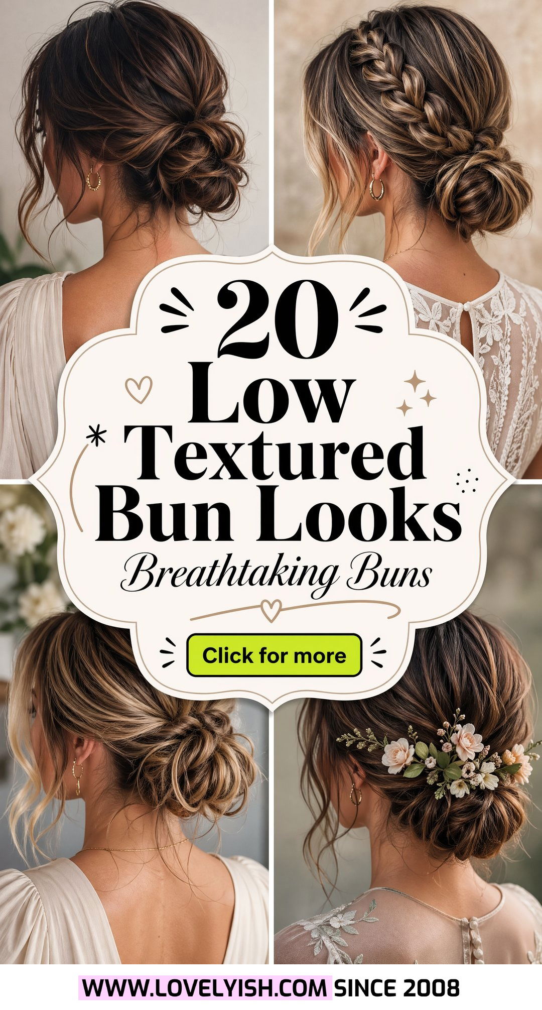 20 Breathtaking Prom Hairstyle with Low Textured Bun Looks - 20 Breathtaking Prom Hairstyle with Low Textured Bun Looks