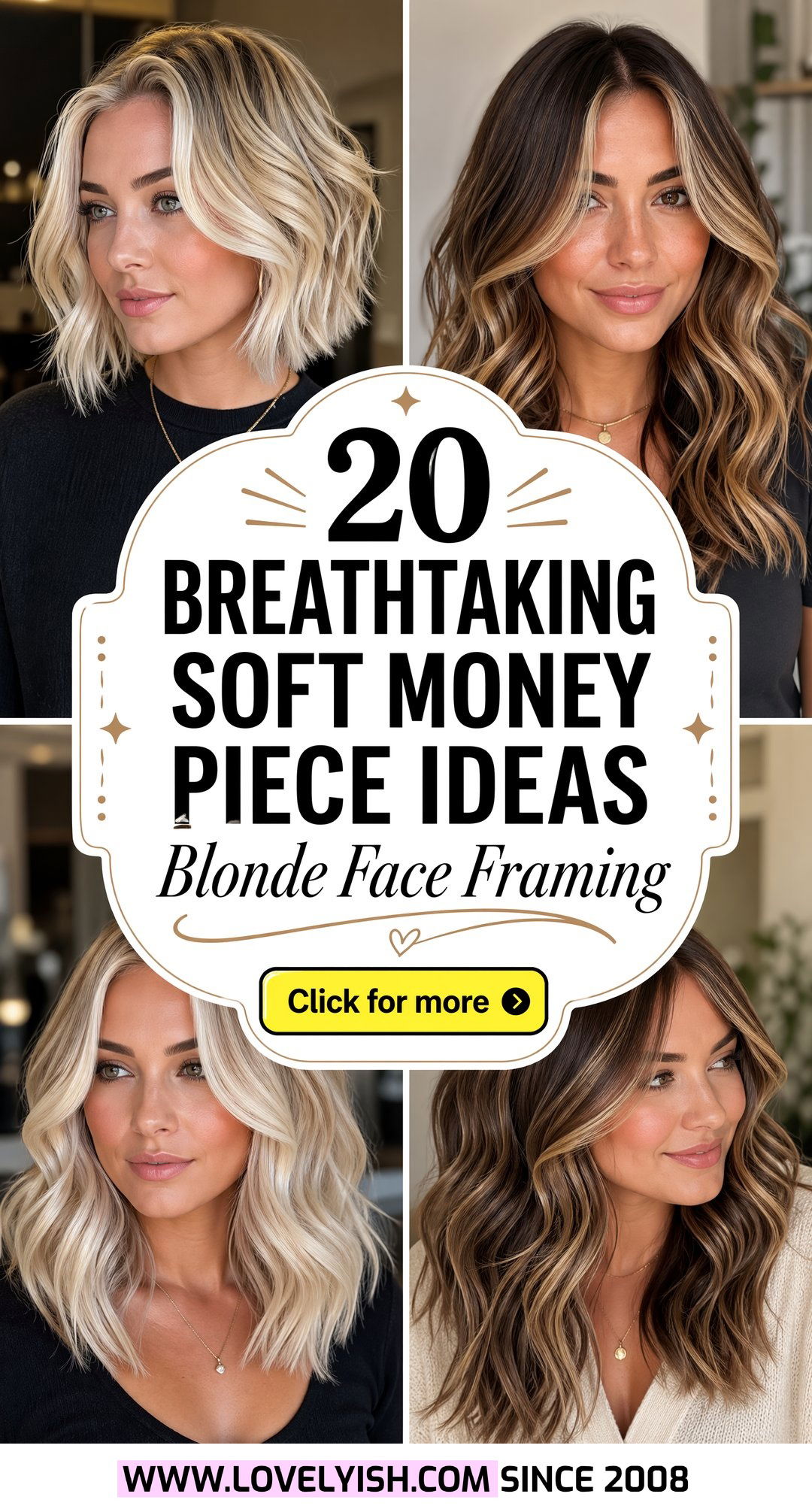 20 Breathtaking Soft Money Piece Ideas For Blonde Mature Hair - 20 Breathtaking Soft Money Piece Ideas For Blonde Mature Hair