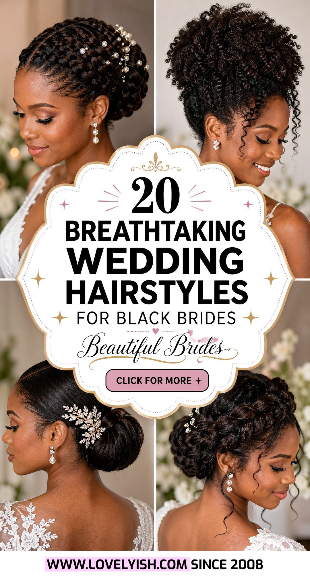 20 Breathtaking Wedding Hairstyles For Black Brides To Try - 20 Breathtaking Wedding Hairstyles For Black Brides To Try