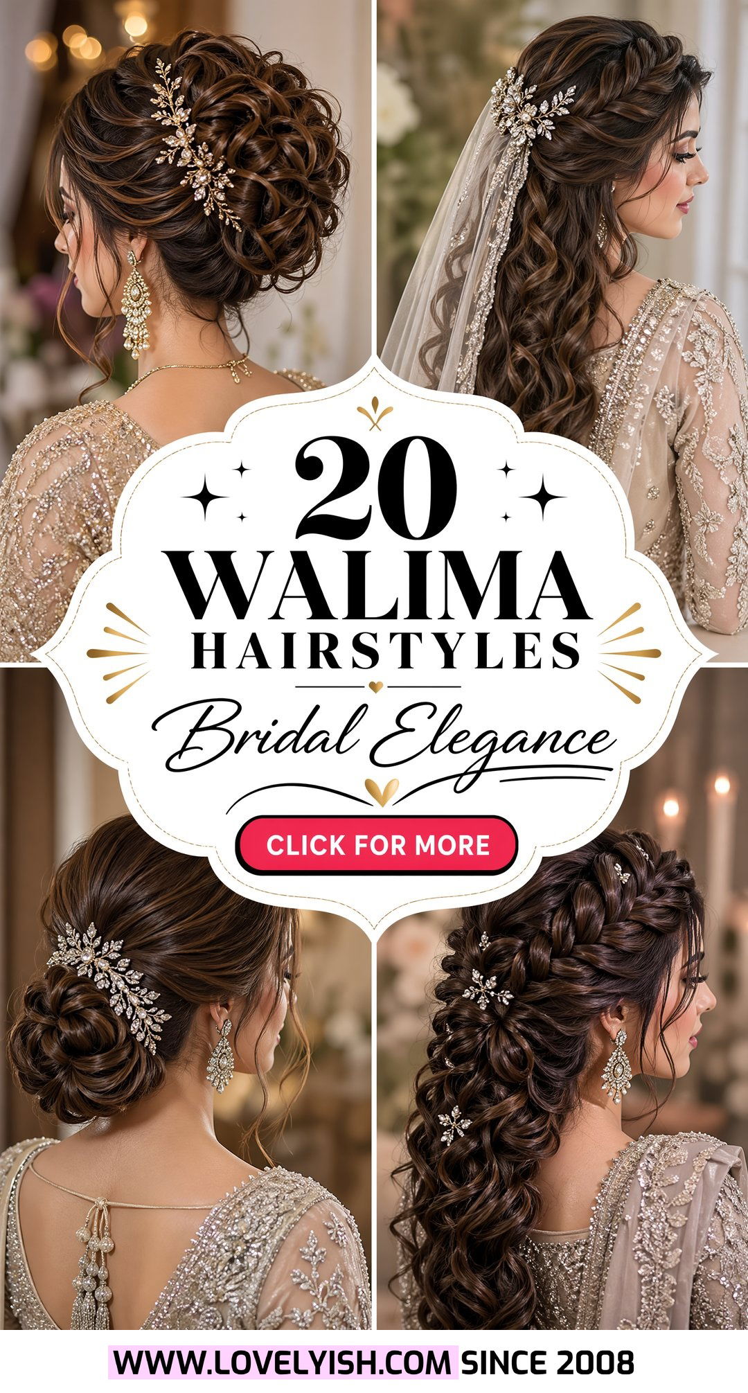 20 Breathtakingly Elegant Walima Hairstyles For Brides - 20 Breathtakingly Elegant Walima Hairstyles For Brides