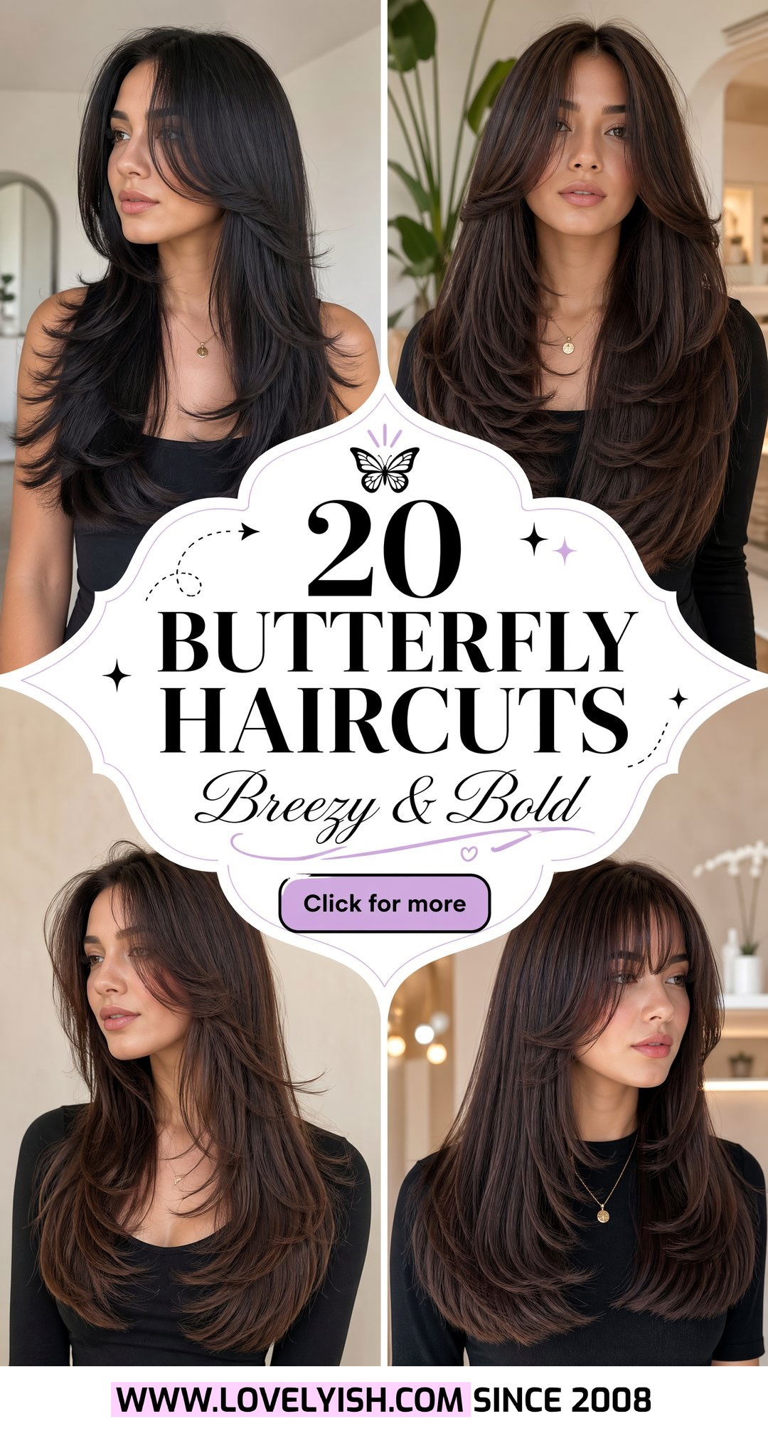 20 Breezy Butterfly Haircut Ideas for Thick Straight Hair - 20 Breezy Butterfly Haircut Ideas for Thick Straight Hair