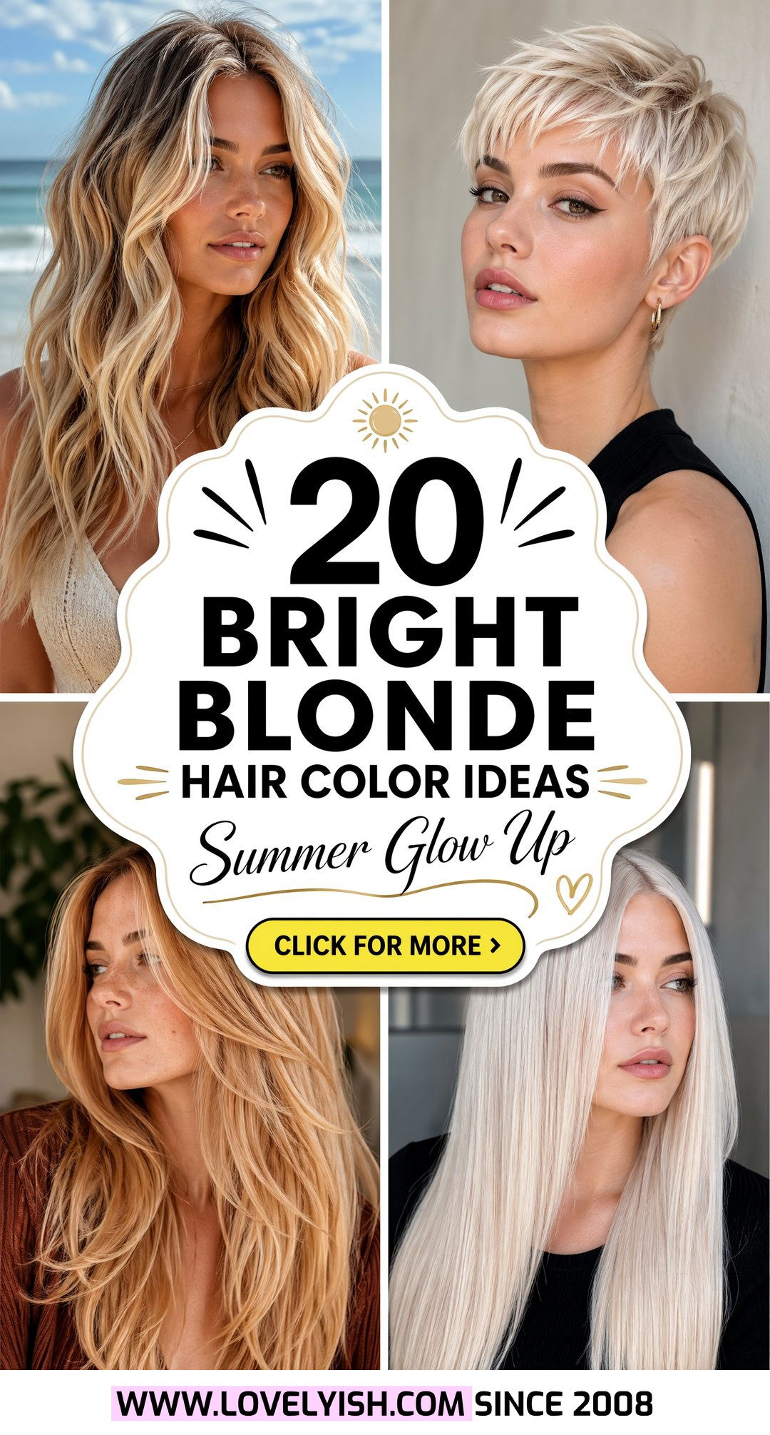 20 Bright Blonde Hair Color Ideas For Summer You Will Love - 20 Bright Blonde Hair Color Ideas For Summer You Will Love