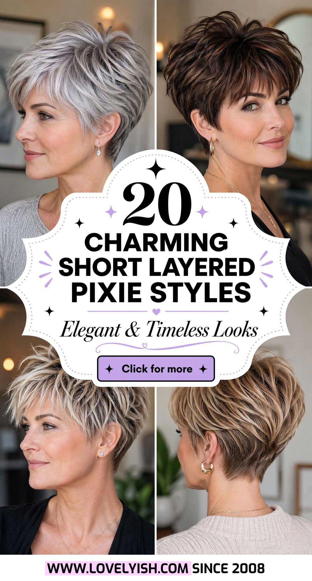 20 Charming Short Layered Pixie for Women Over 70 Styles - 20 Charming Short Layered Pixie for Women Over 70 Styles