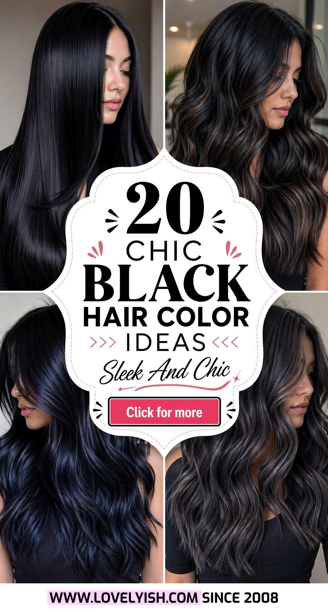 20 Chic Black Hair Color Ideas for a Bold Transformation - 20 Chic Black Hair Color Ideas for a Bold Transformation