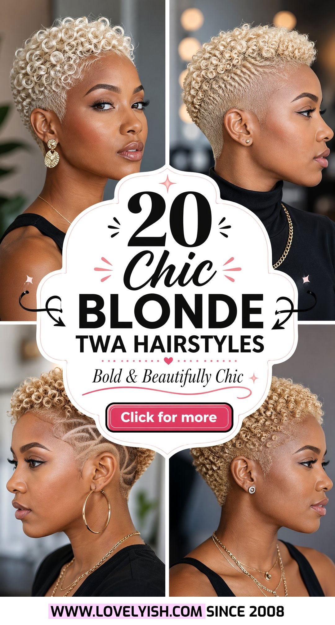 20 Chic Blonde TWA Hairstyle Ideas For A Bold New Look - 20 Chic Blonde TWA Hairstyle Ideas For A Bold New Look