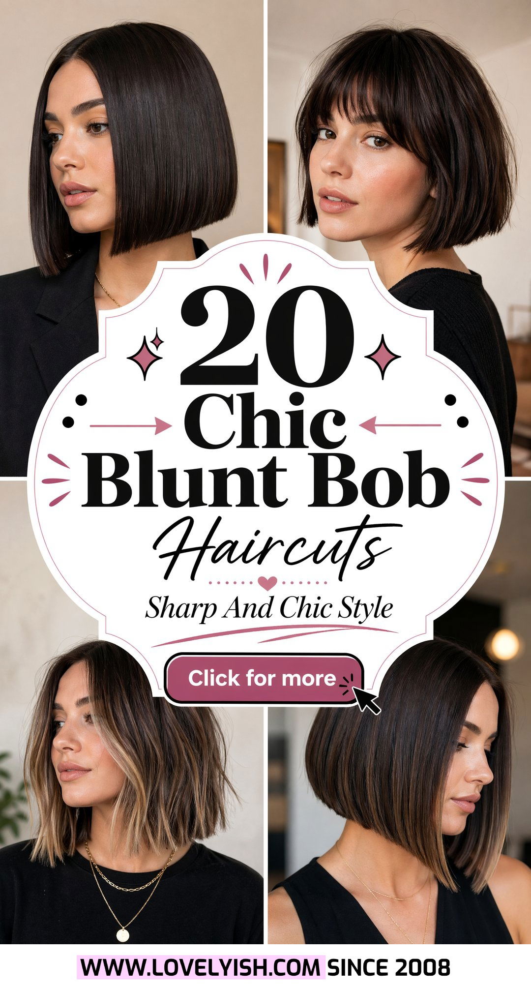 20 Chic Blunt Bob Haircut Ideas Perfect for College Girls - 20 Chic Blunt Bob Haircut Ideas Perfect for College Girls
