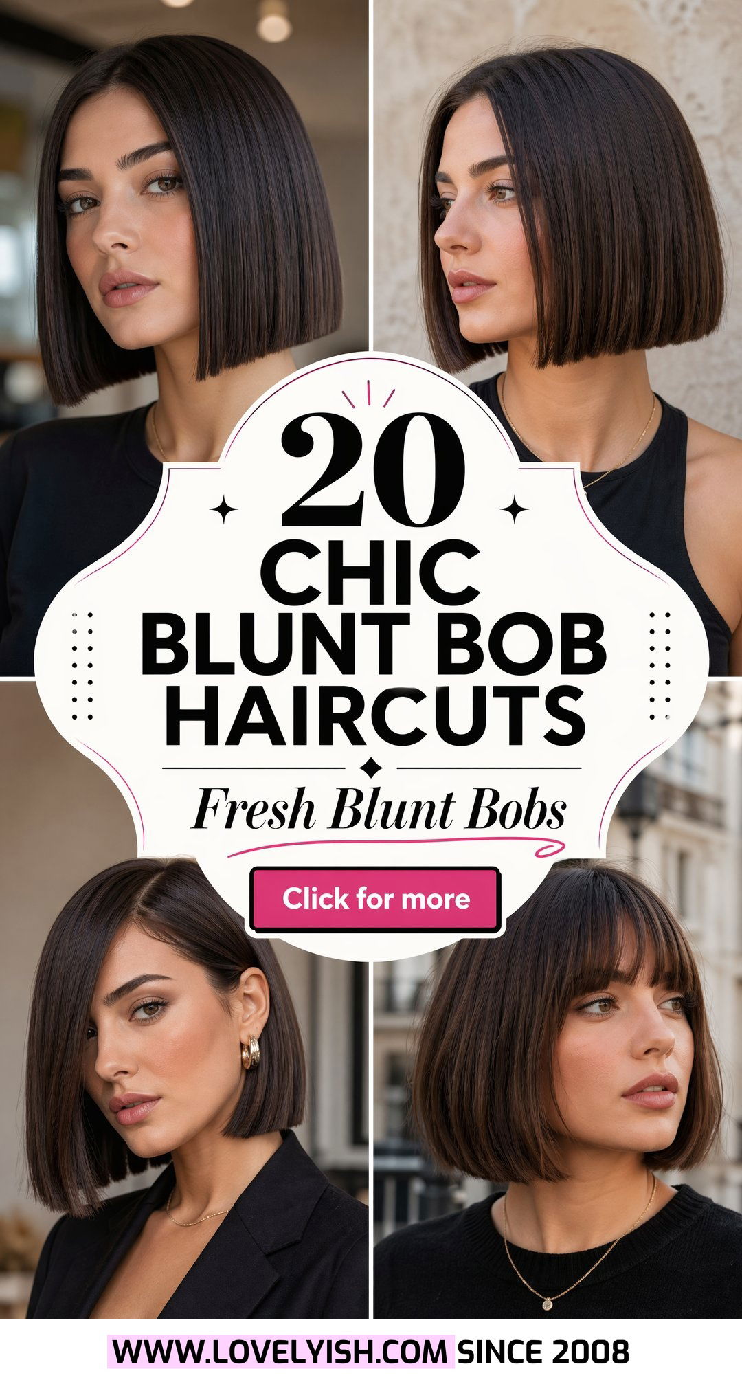 20 Chic Blunt Bob Haircut Ideas for a Sleek Fresh Look - 20 Chic Blunt Bob Haircut Ideas for a Sleek, Fresh Look
