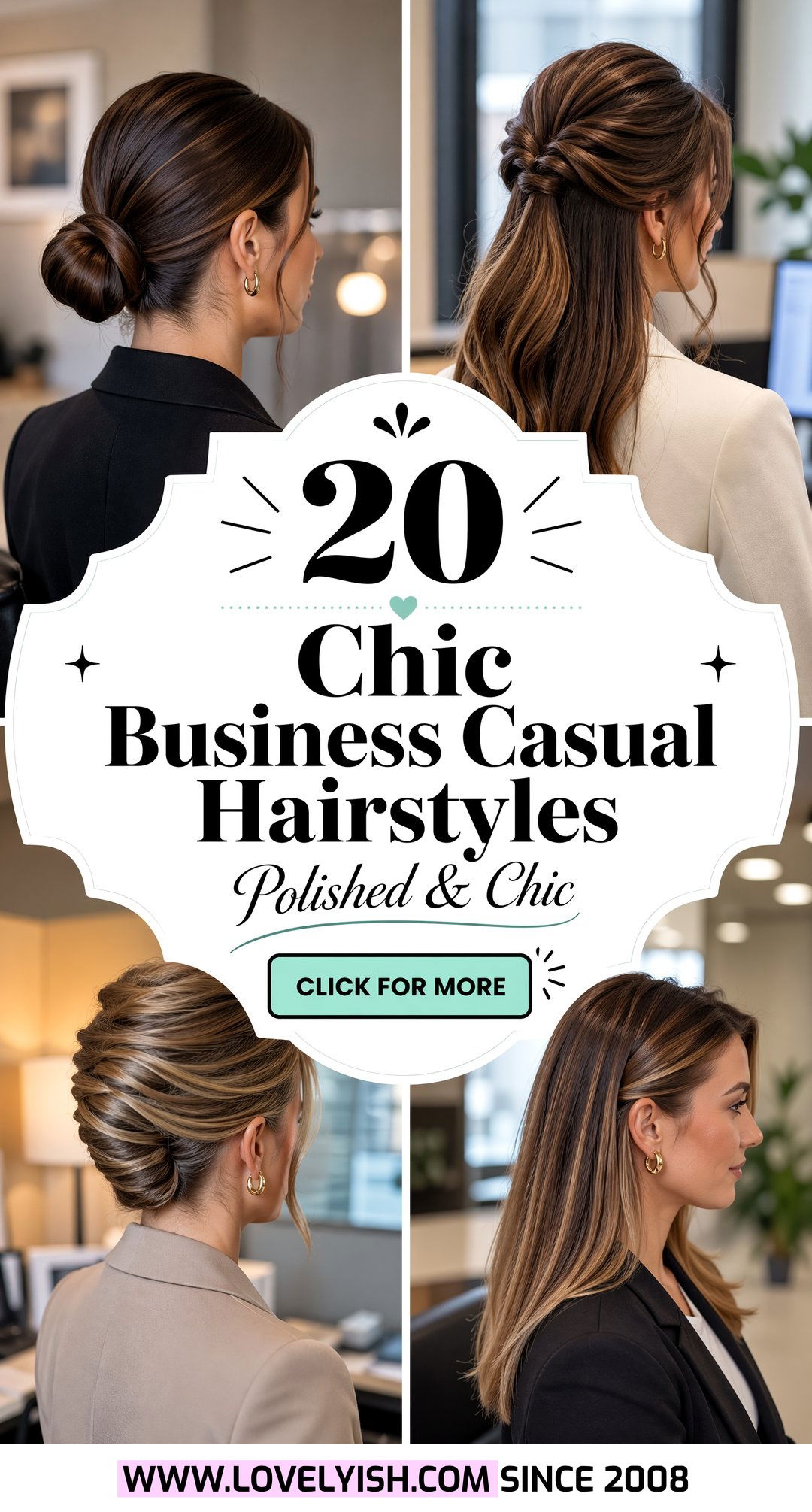 20 Chic Business Casual Hairstyles for a Polished Look - 20 Chic Business Casual Hairstyles for a Polished Look