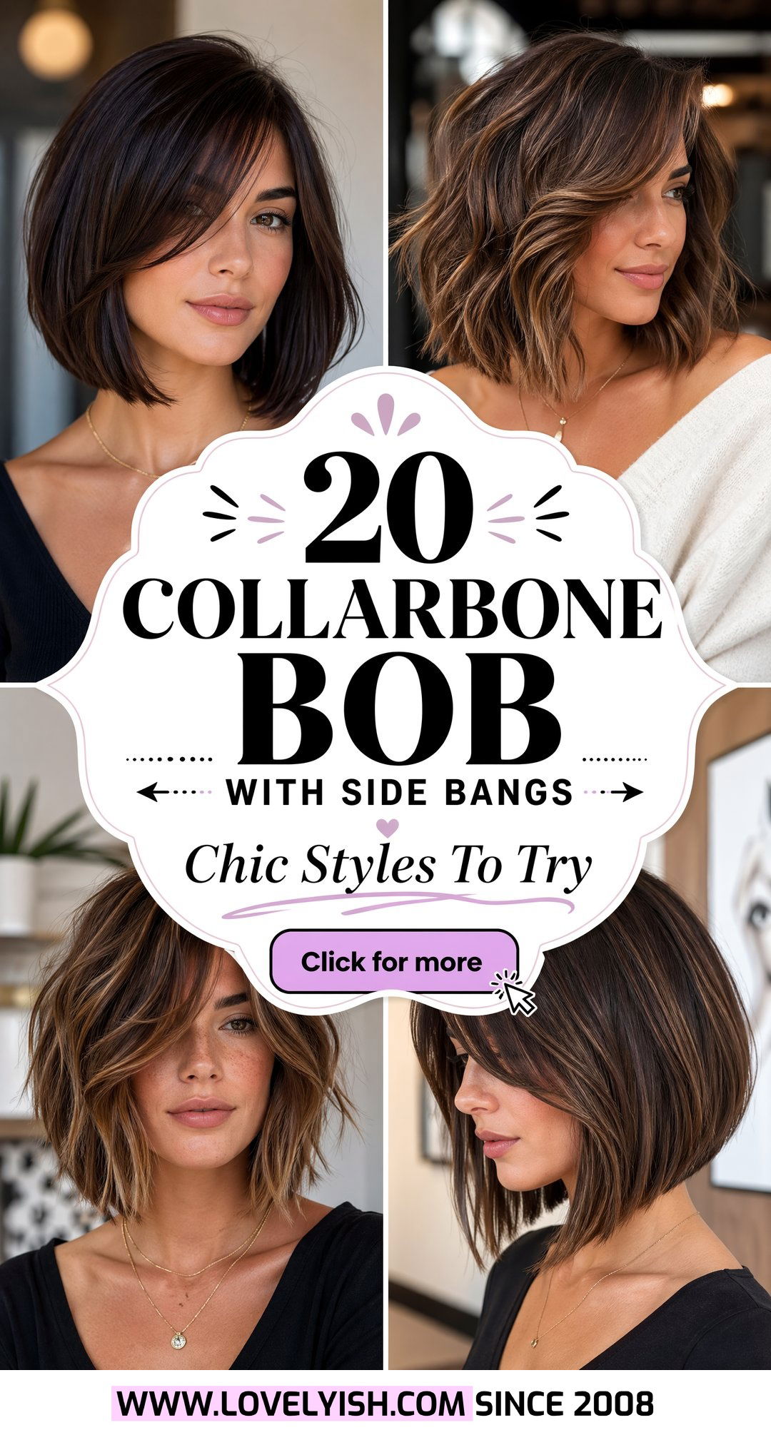 20 Chic Collarbone Bob With Side Bangs Styles to Try Now - 20 Chic Collarbone Bob With Side Bangs Styles to Try Now