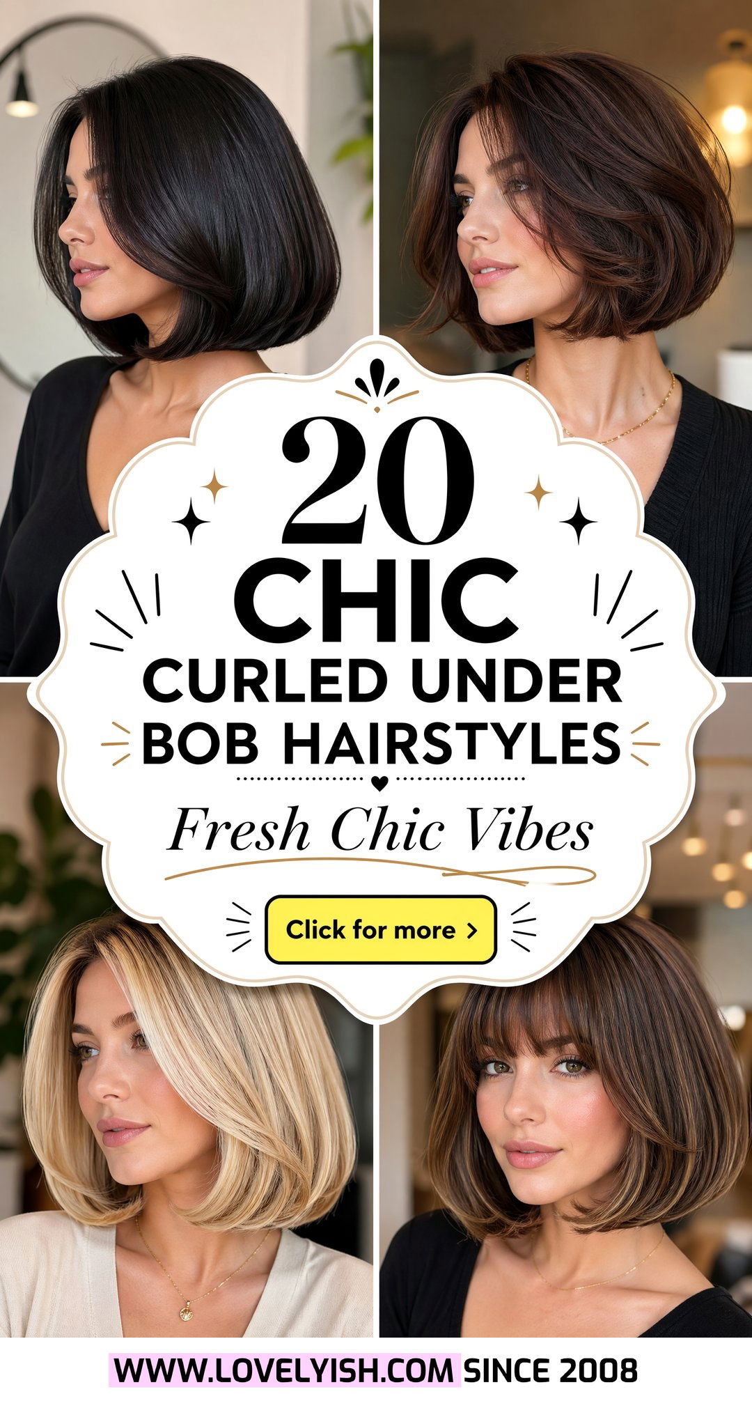 20 Chic Curled Under Bob Hairstyle Ideas for a Fresh Look - 20 Chic Curled Under Bob Hairstyle Ideas for a Fresh Look