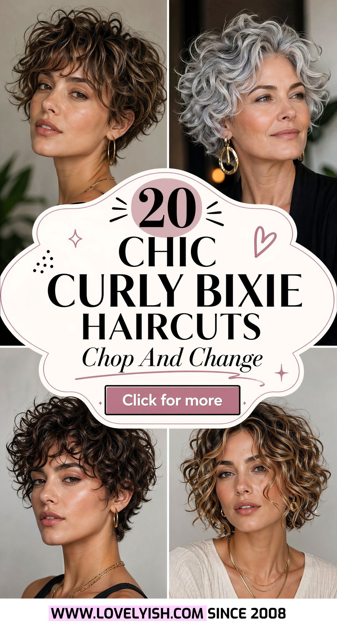 20 Chic Curly Bixie Haircut Ideas for Older Women to Try - 20 Chic Curly Bixie Haircut Ideas for Older Women to Try