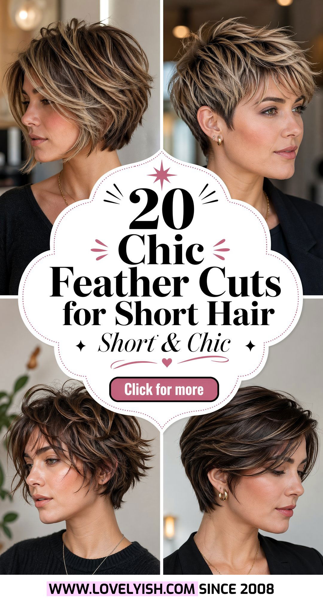 20 Chic Feather Cut for Short Hair Ideas to Inspire You - 20 Chic Feather Cut for Short Hair Ideas to Inspire You