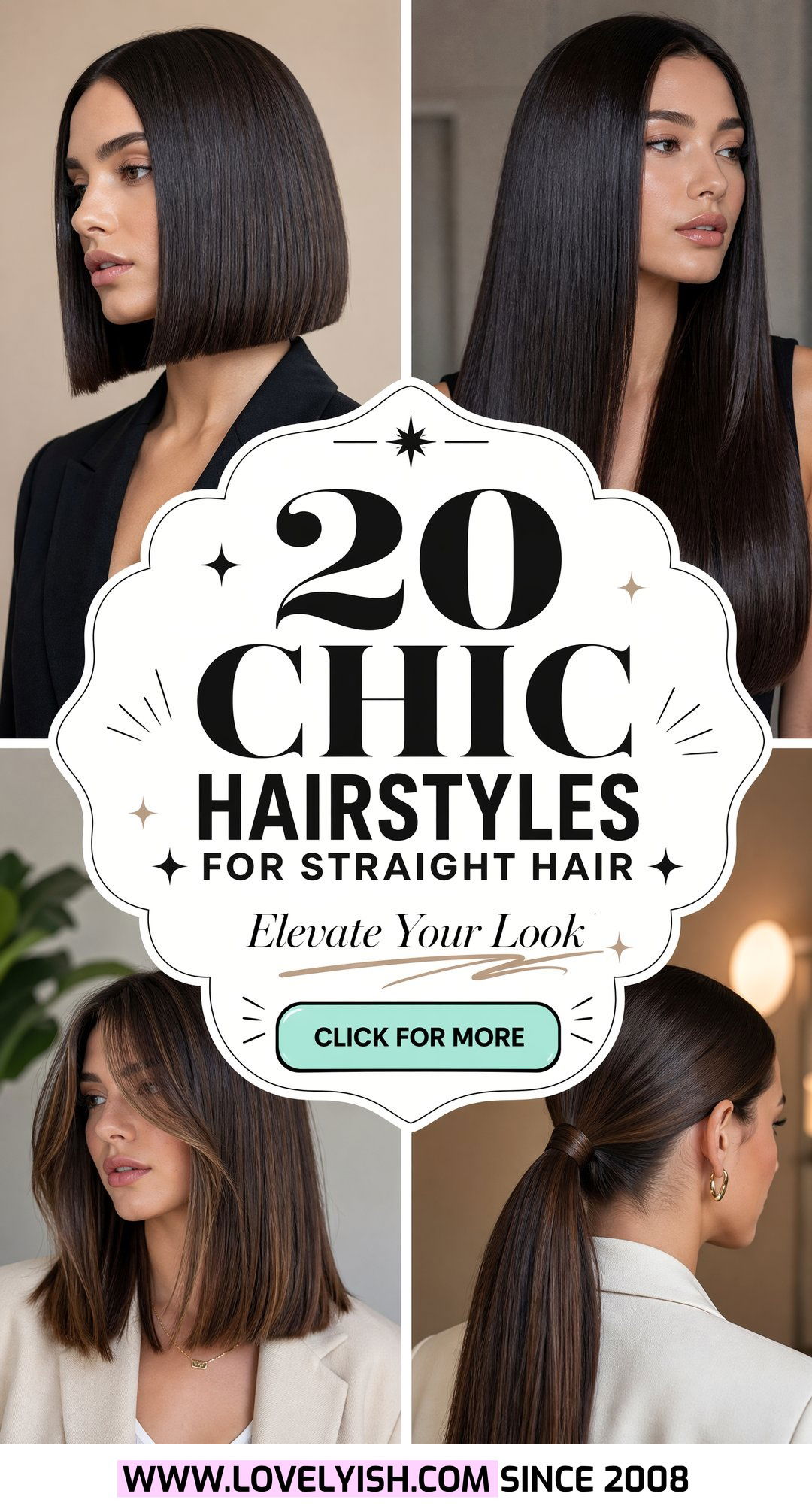 20 Chic Hairstyles for Straight Hair to Elevate Your Look - 20 Chic Hairstyles for Straight Hair to Elevate Your Look
