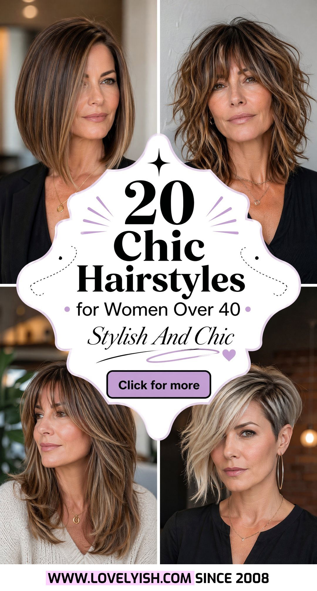 20 Chic Hairstyles for Women Over 40 With Glasses to Try - 20 Chic Hairstyles for Women Over 40 With Glasses to Try