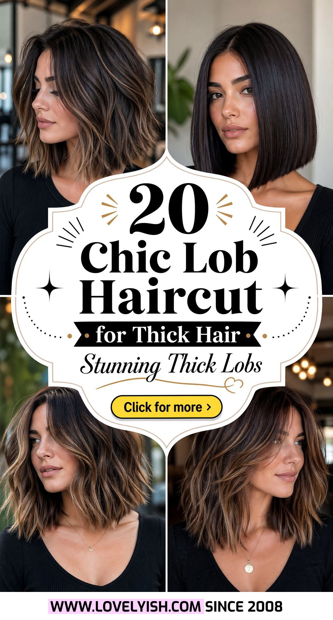 20 Chic Lob Haircut for Thick Hair Stunning Styles to Try - 20 Chic Lob Haircut for Thick Hair: Stunning Styles to Try