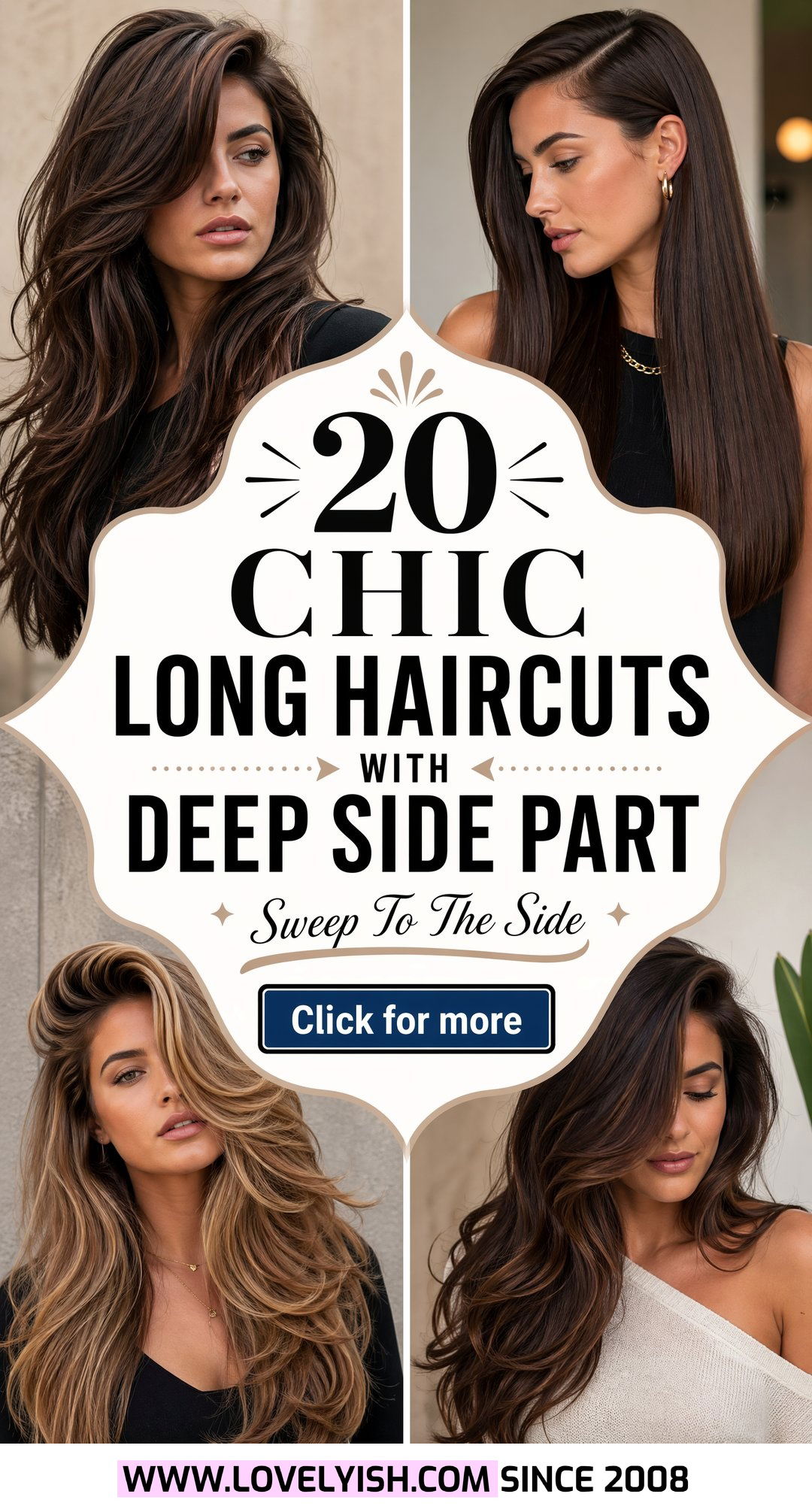 20 Chic Long Haircut With Deep Side Part Ideas to Try Now - 20 Chic Long Haircut With Deep Side Part Ideas to Try Now