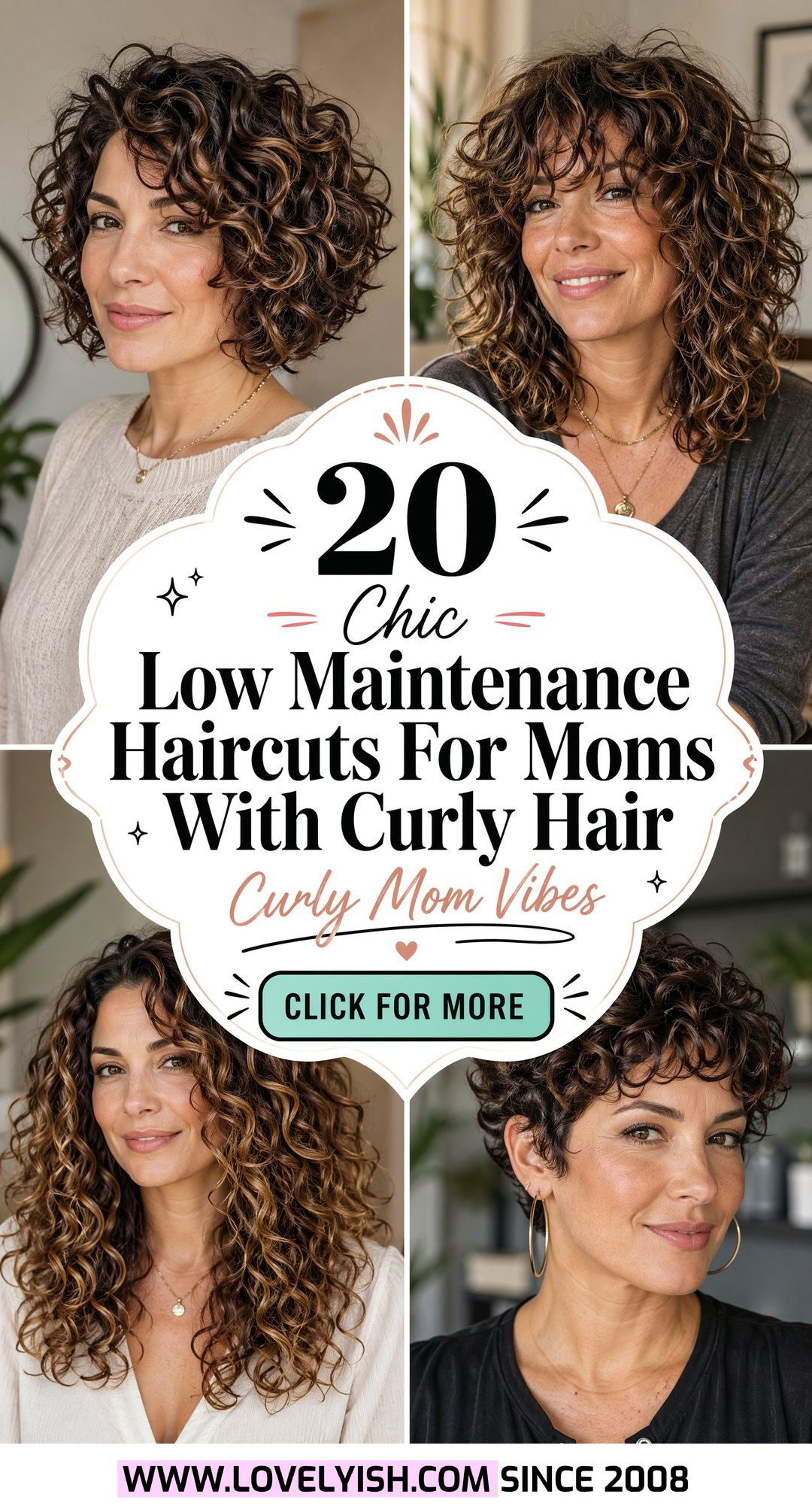 20 Chic Low Maintenance Haircuts for Moms With Curly Hair - 20 Chic Low Maintenance Haircuts for Moms With Curly Hair
