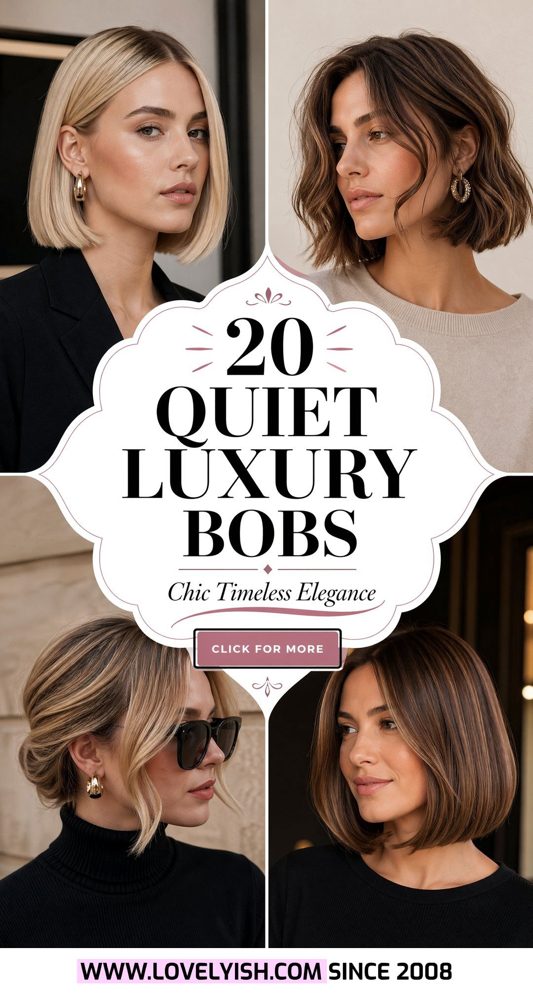 20 Chic Quiet Luxury Bob Haircut Ideas for a Timeless Look - 20 Chic Quiet Luxury Bob Haircut Ideas for a Timeless Look