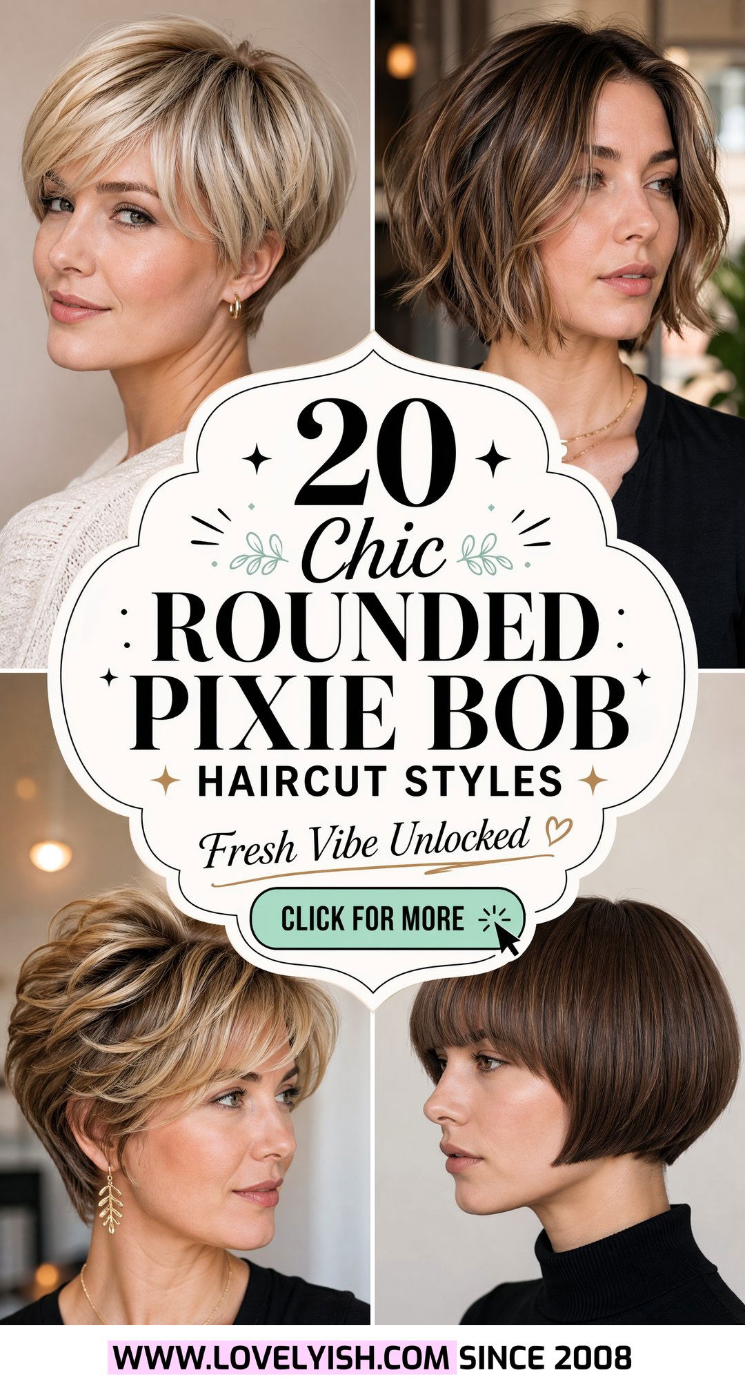 20 Chic Rounded Pixie Bob Haircut Styles for a Fresh Vibe - 20 Chic Rounded Pixie Bob Haircut Styles for a Fresh Vibe