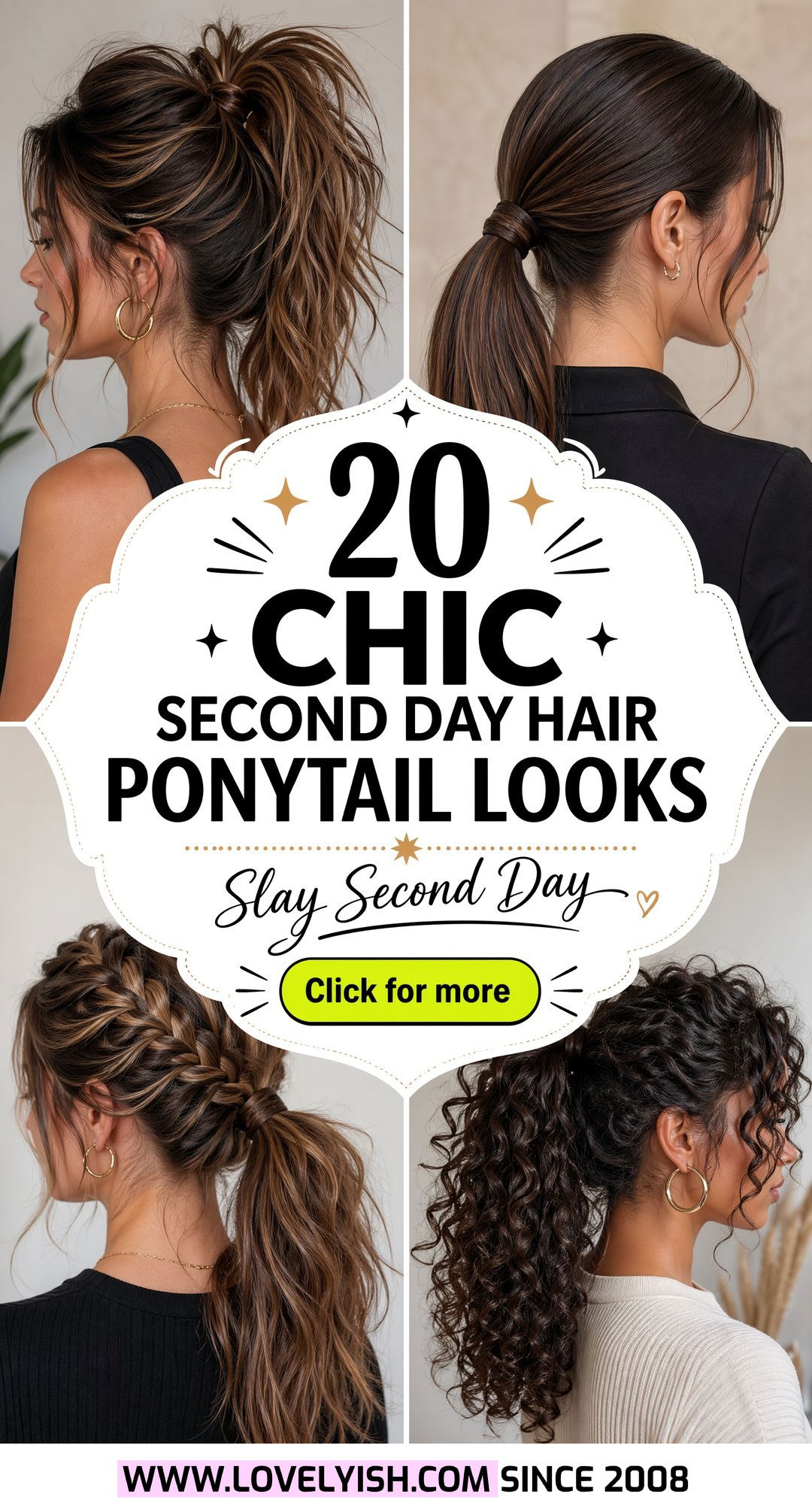 20 Chic Second Day Hair Ponytail Looks to Try Right Now - 20 Chic Second Day Hair Ponytail Looks to Try Right Now