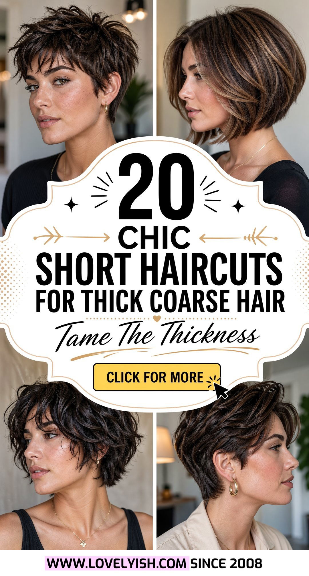 20 Chic Short Haircut for Thick Coarse Hair Ideas to Try - 20 Chic Short Haircut for Thick Coarse Hair Ideas to Try