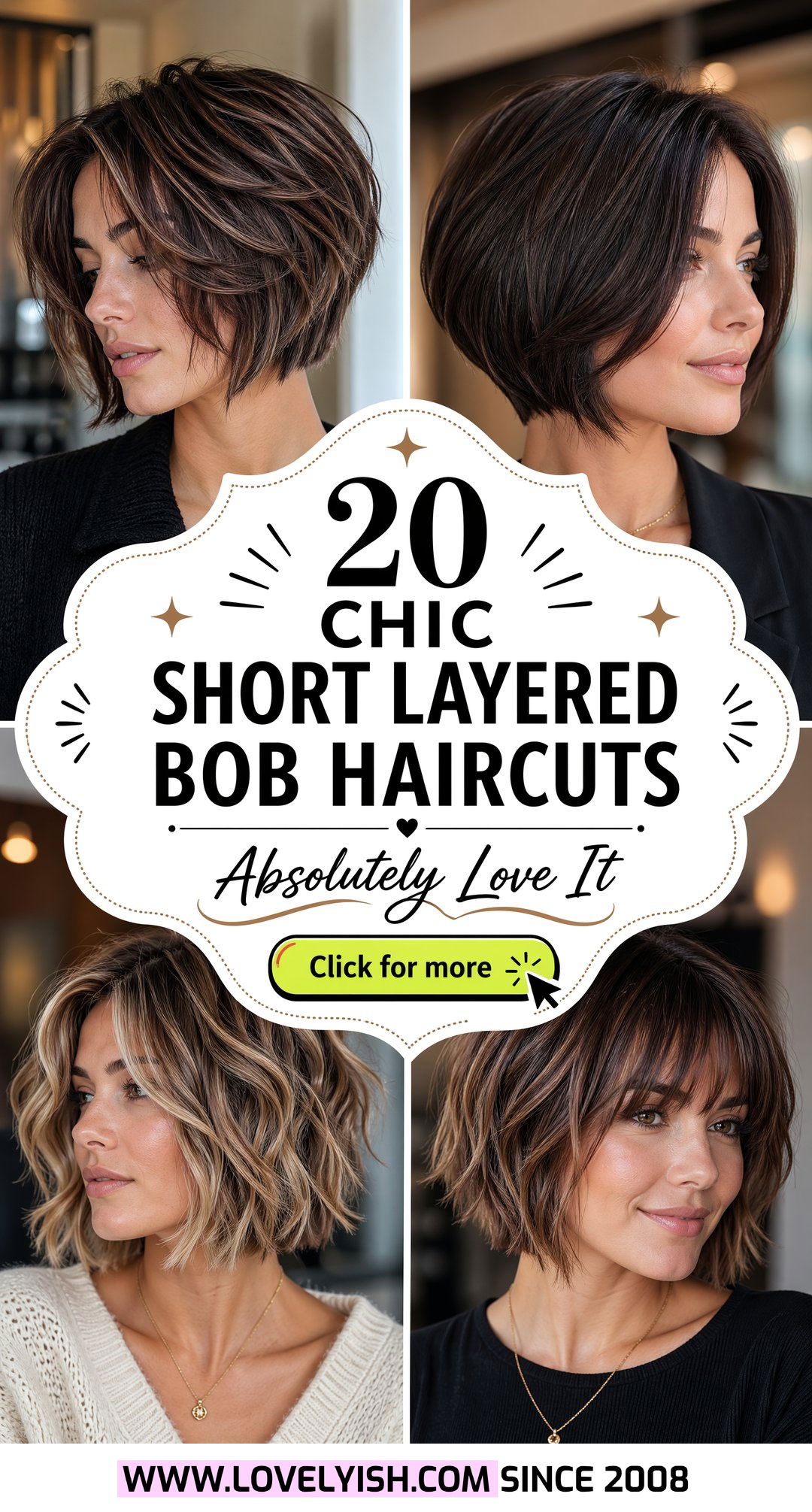 20 Chic Short Layered Bob Haircuts You Will Absolutely Love - 20 Chic Short Layered Bob Haircuts You Will Absolutely Love