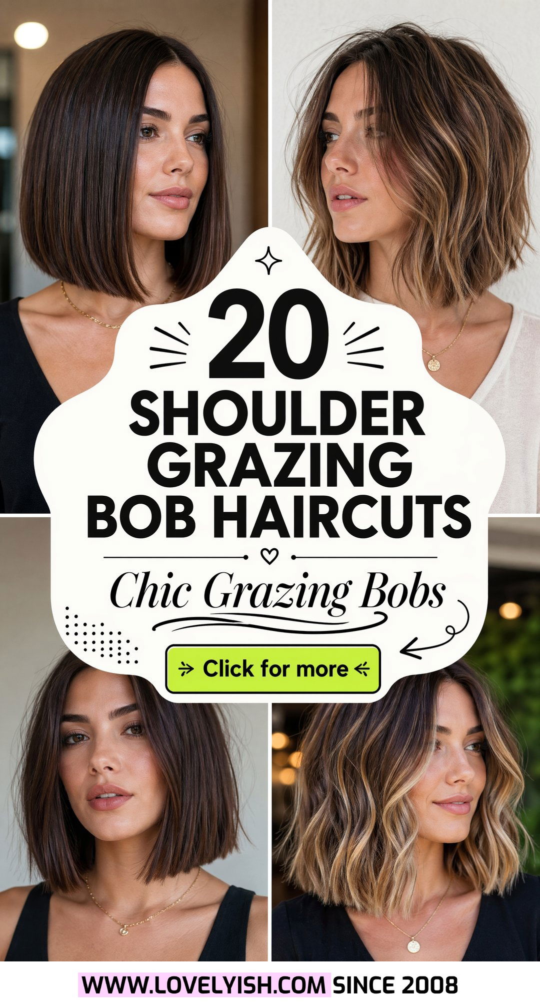 20 Chic Shoulder Grazing Bob Haircut Ideas for Everyone - 20 Chic Shoulder Grazing Bob Haircut Ideas for Everyone