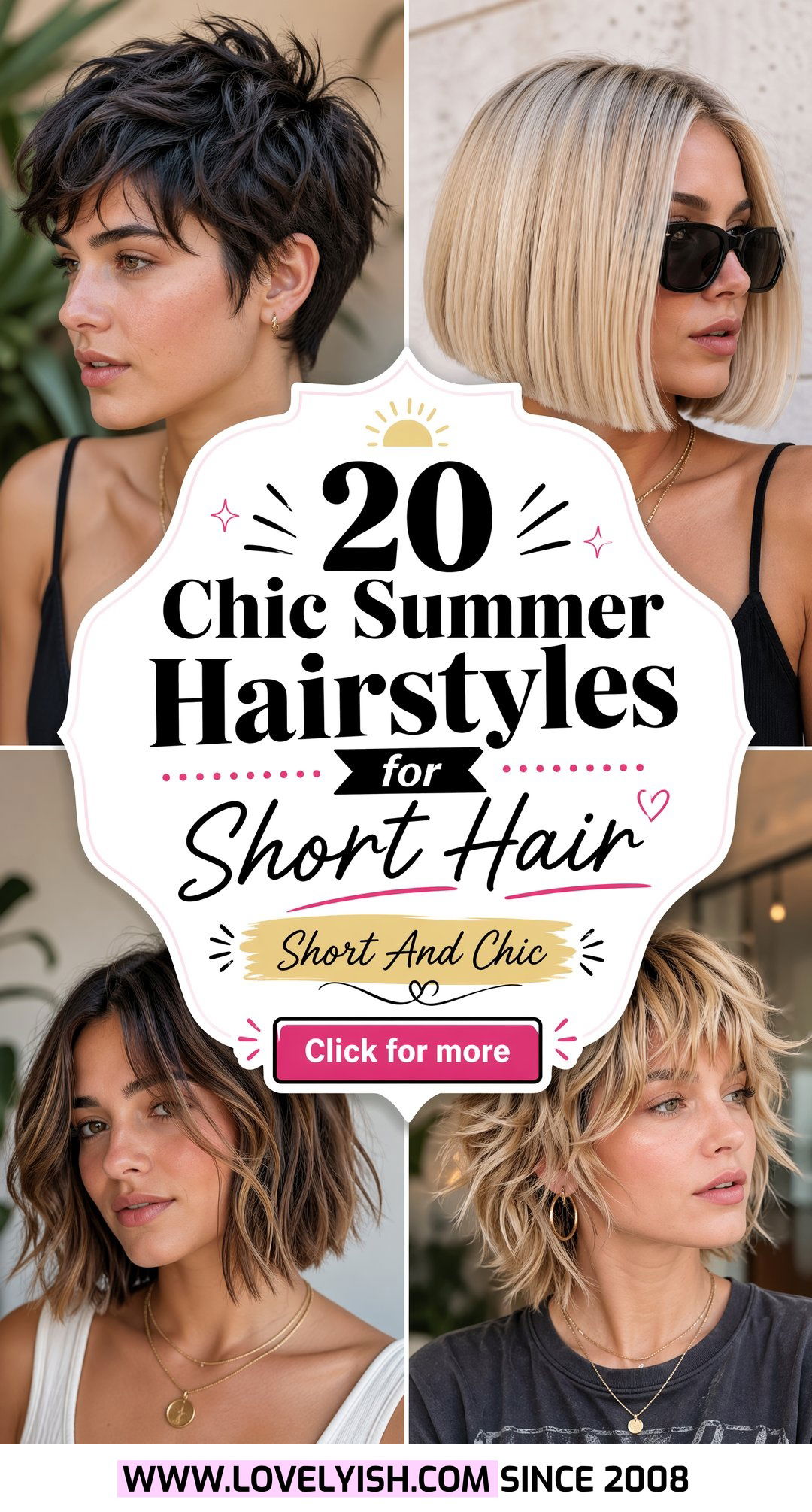 20 Chic Summer Hairstyles for Short Hair You Need to Try - 20 Chic Summer Hairstyles for Short Hair You Need to Try