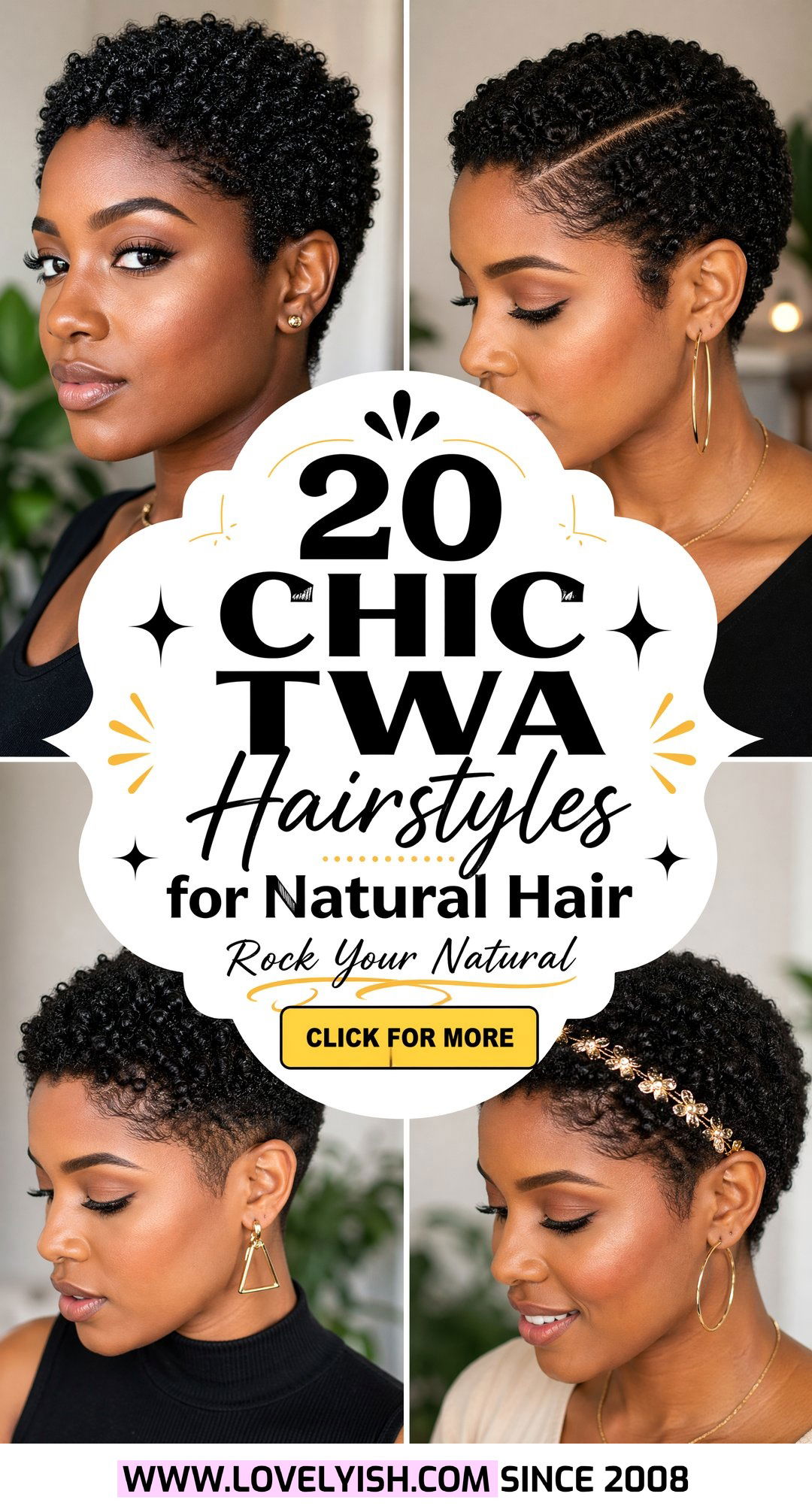 20 Chic TWA Hairstyles for Natural Hair You Need to Rock - 20 Chic TWA Hairstyles for Natural Hair You Need to Rock