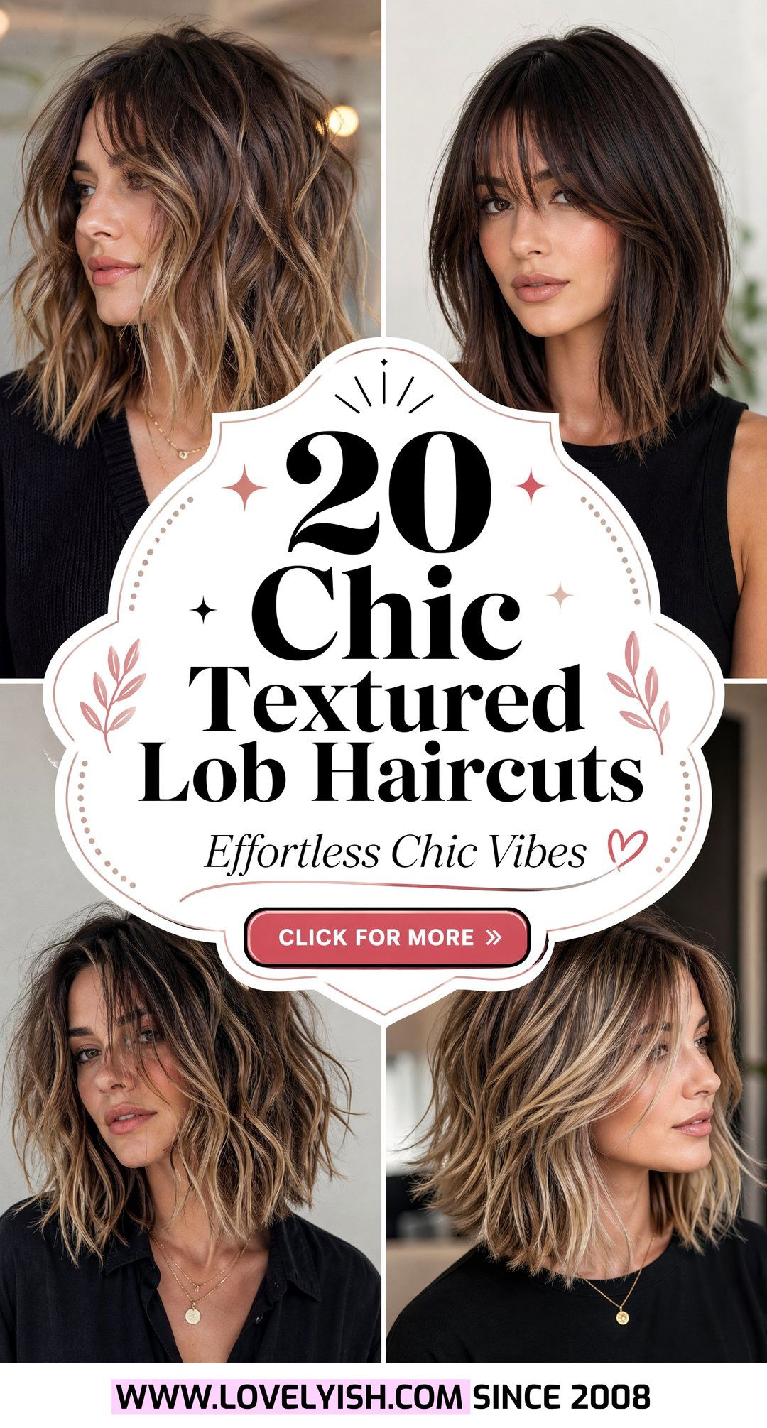 20 Chic Textured Lob Haircut Ideas for an Effortless Vibe - 20 Chic Textured Lob Haircut Ideas for an Effortless Vibe