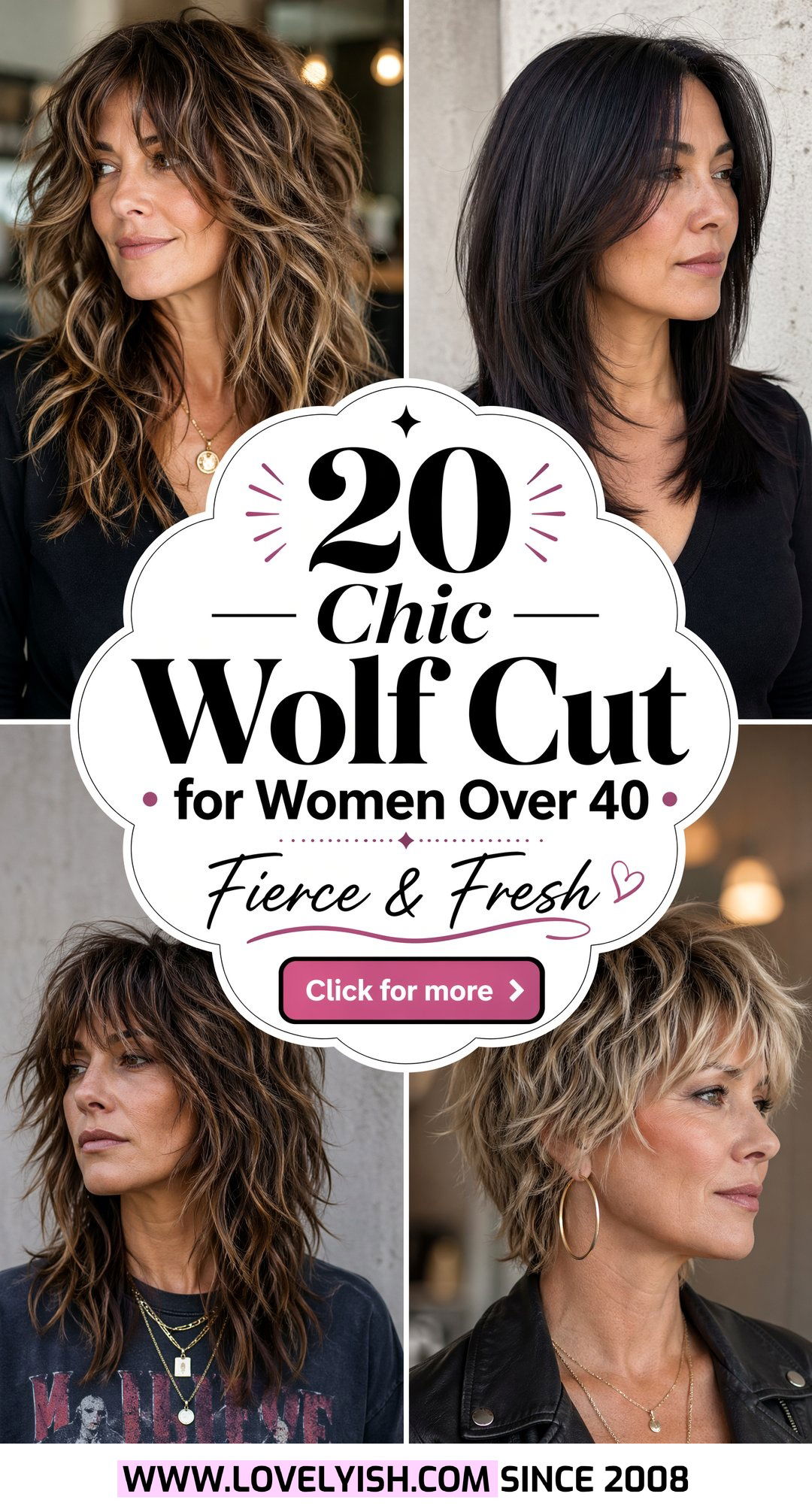 20 Chic Wolf Cut for Women Over 40 to Refresh Your Look - 20 Chic Wolf Cut for Women Over 40 to Refresh Your Look