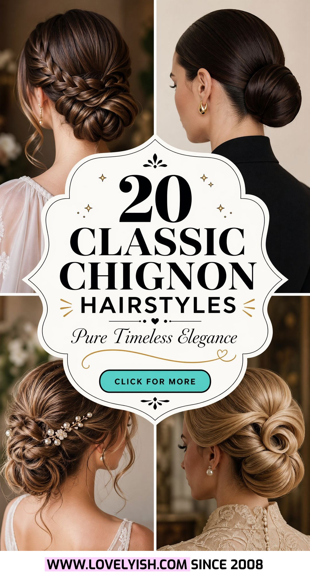 20 Classic Chignon Hairstyle Ideas for Timeless Elegance - 20 Classic Chignon Hairstyle Ideas for Timeless Elegance