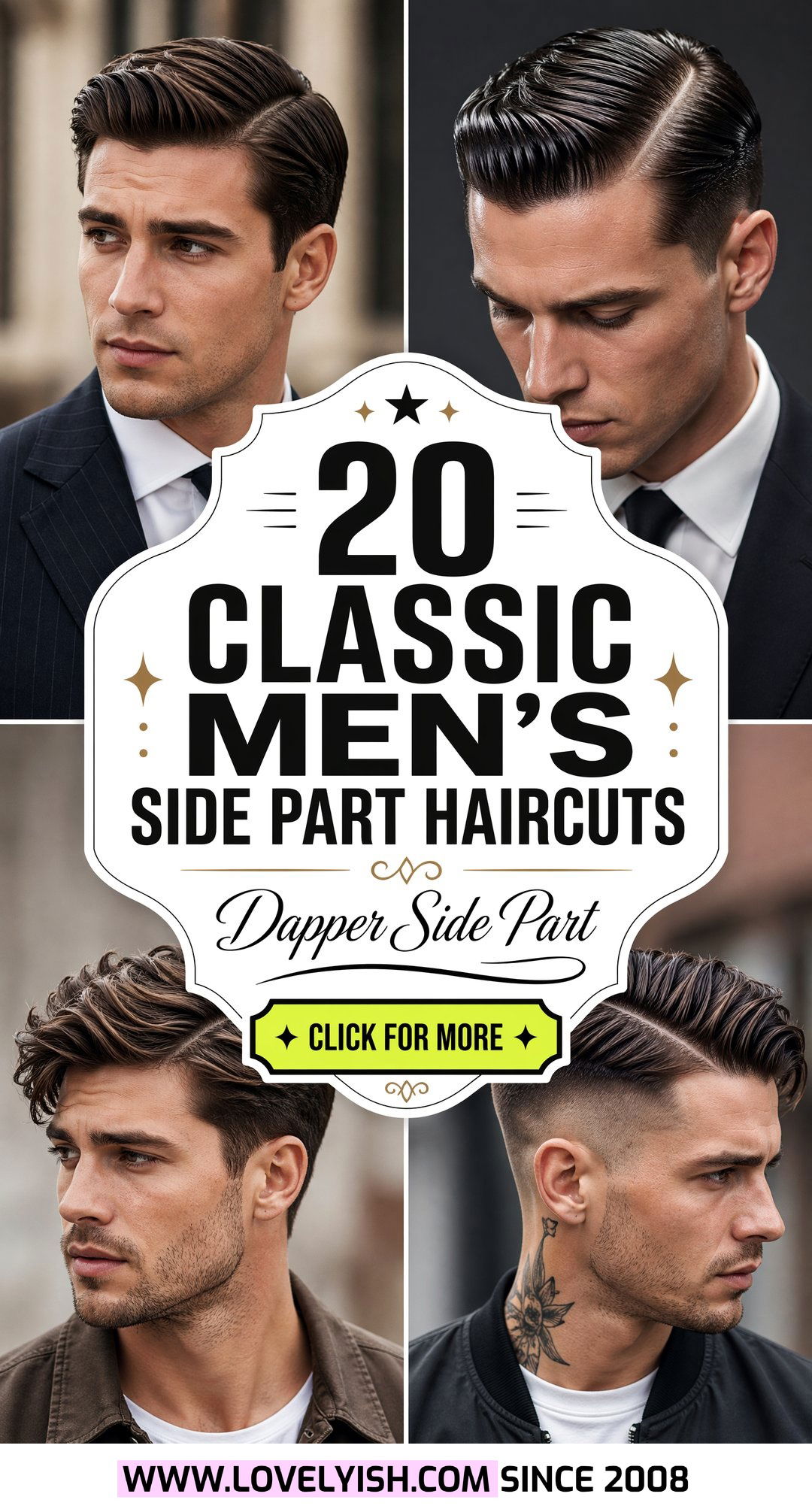 20 Classic Mens Side Part Haircut Ideas for a Dapper Look - 20 Classic Men’s Side Part Haircut Ideas for a Dapper Look