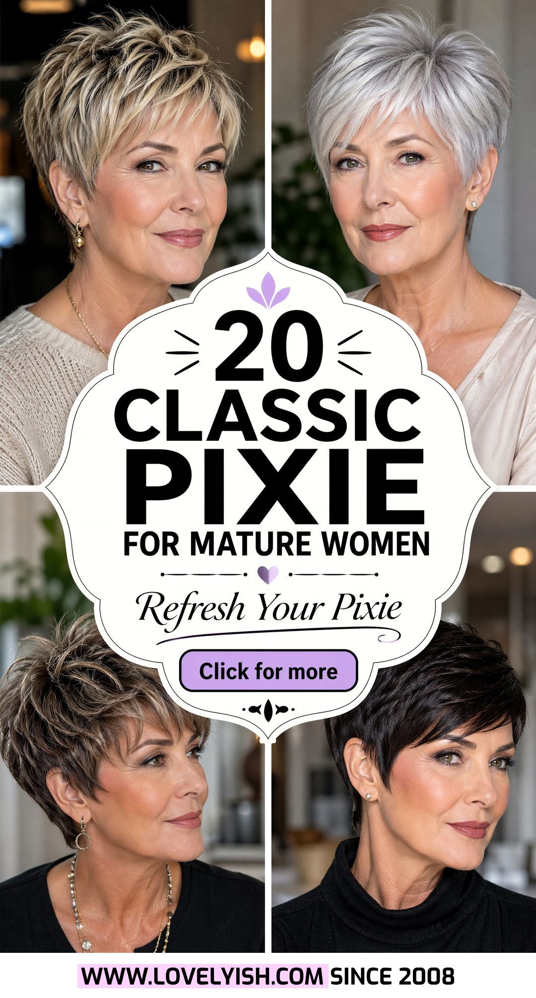 20 Classic Pixie for Mature Women to Refresh Your Style - 20 Classic Pixie for Mature Women to Refresh Your Style