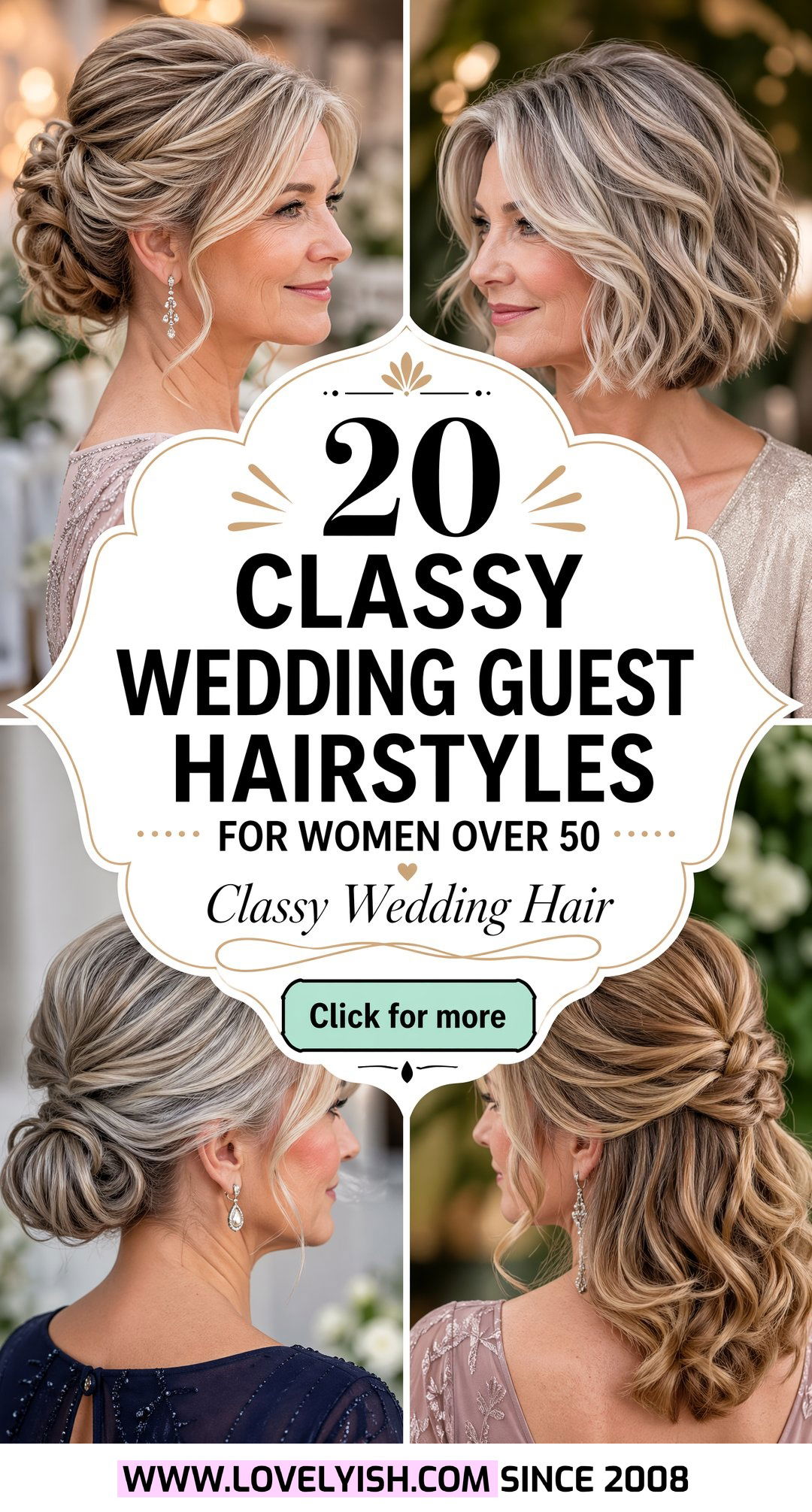 20 Classy Wedding Guest Hairstyles for Women Over 50 to Try - 20 Classy Wedding Guest Hairstyles for Women Over 50 to Try