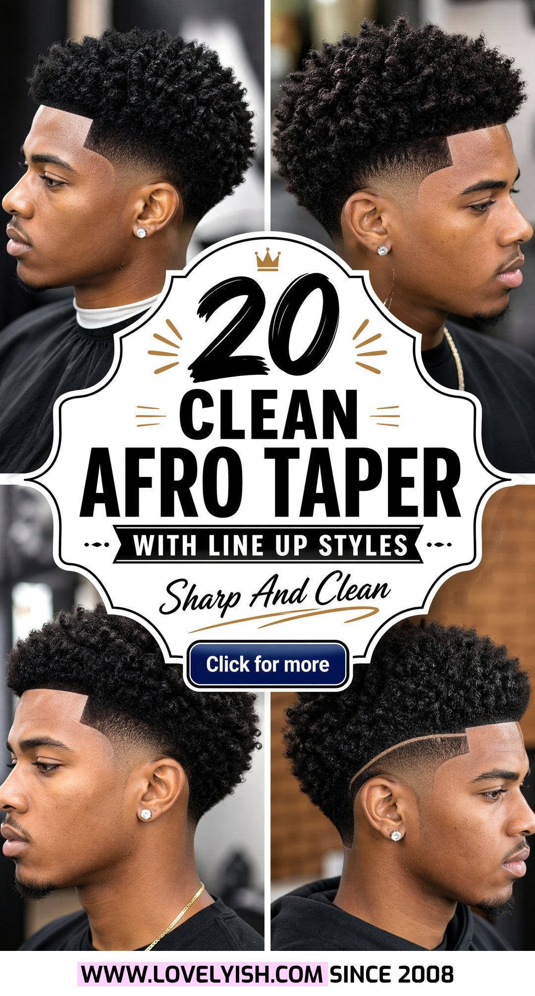 20 Clean Afro Taper With Line Up Styles to Try Right Now - 20 Clean Afro Taper With Line Up Styles to Try Right Now