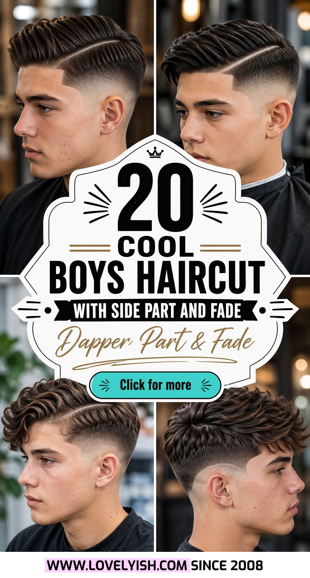 20 Cool Boys Haircut With Side Part And Fade You Must Try - 20 Cool Boys Haircut With Side Part And Fade You Must Try