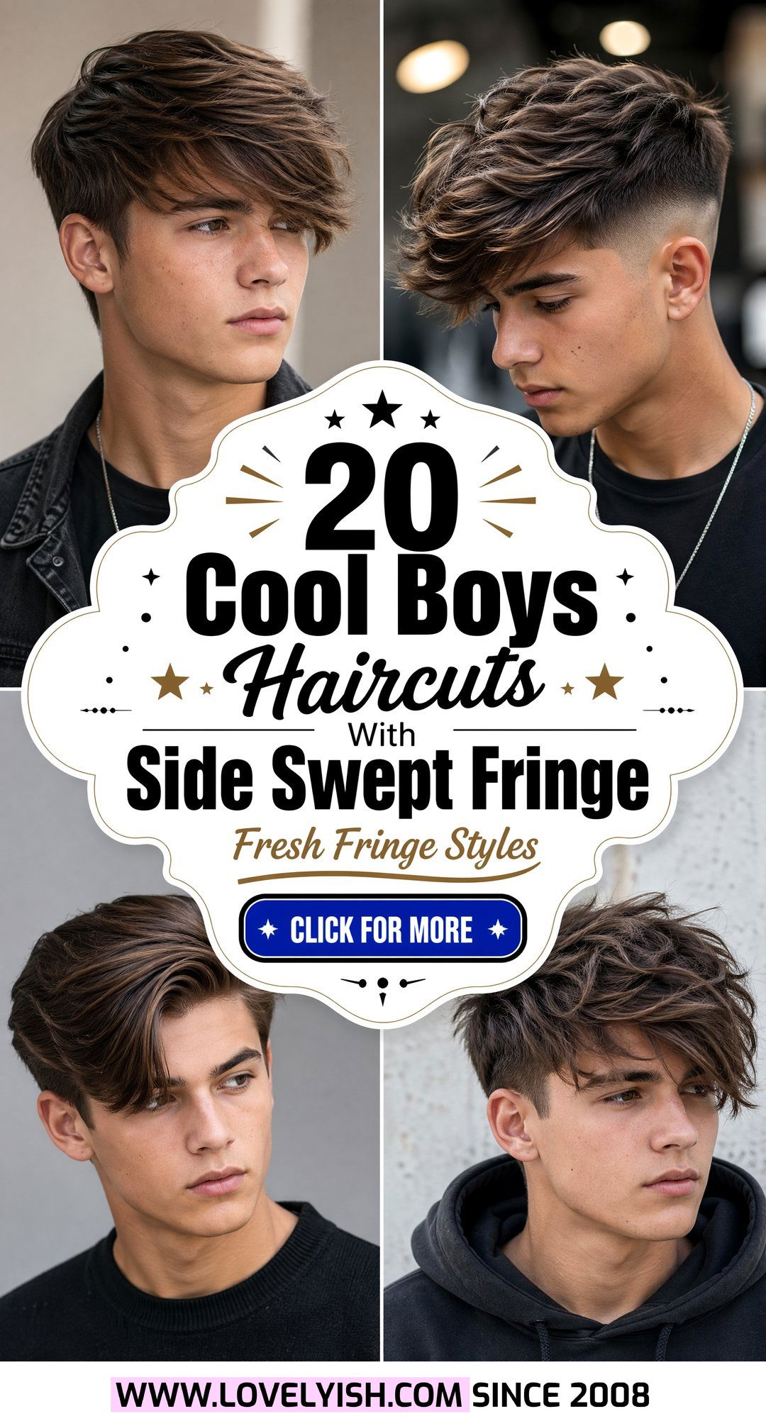 20 Cool Boys Haircut With Side Swept Fringe Ideas To Try - 20 Cool Boys Haircut With Side Swept Fringe Ideas To Try