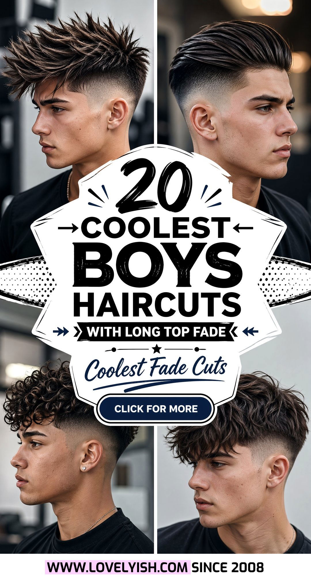 20 Coolest Boys Haircut with Long Top Fade Styles to Try - 20 Coolest Boys Haircut with Long Top Fade Styles to Try