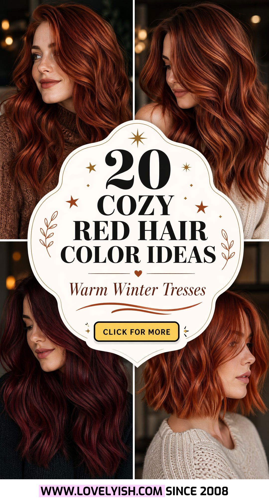 20 Cozy Red Hair Color Ideas Perfect for the Winter Season - 20 Cozy Red Hair Color Ideas Perfect for the Winter Season