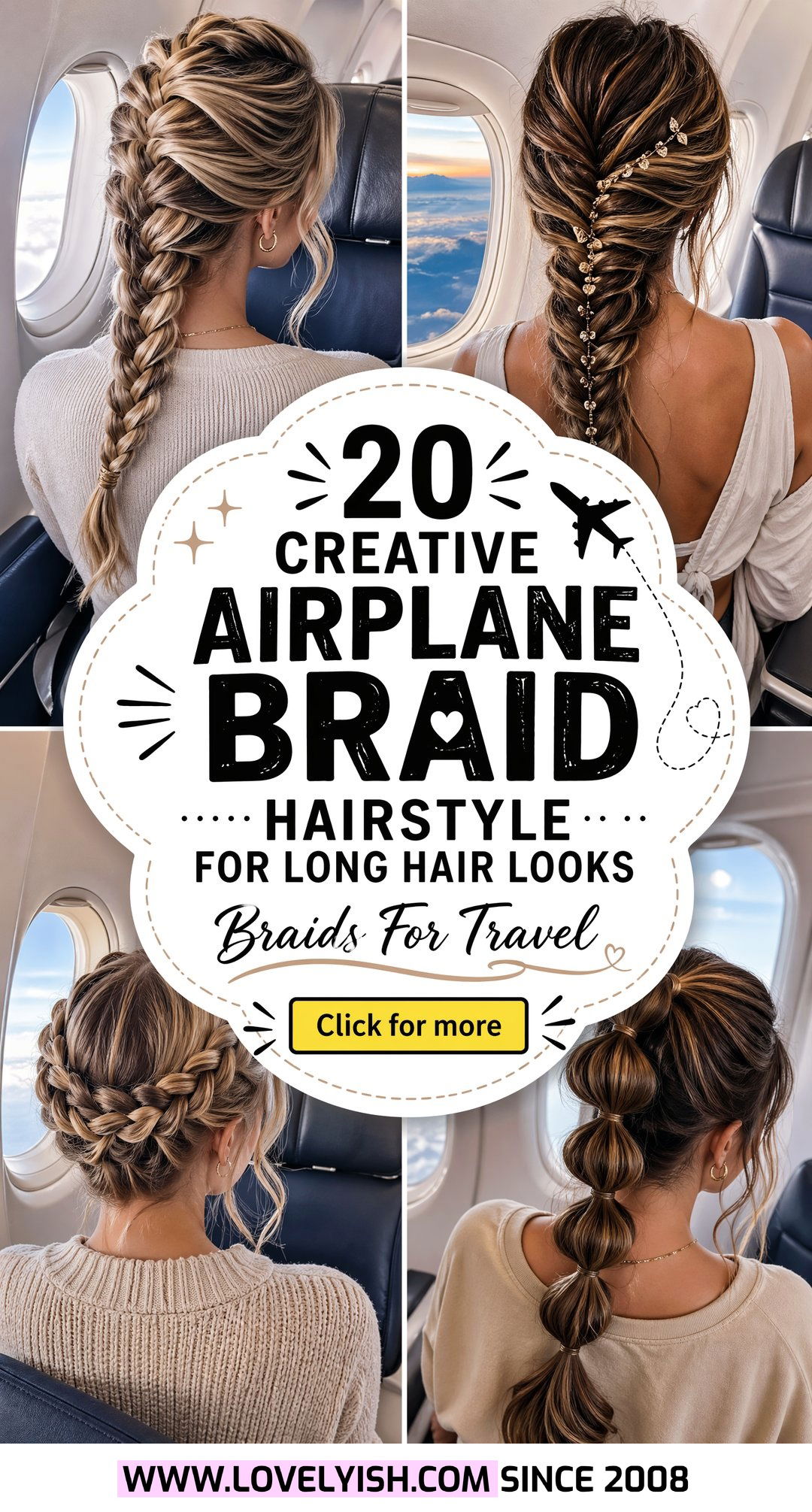 20 Creative Airplane Braid Hairstyle for Long Hair Looks - 20 Creative Airplane Braid Hairstyle for Long Hair Looks
