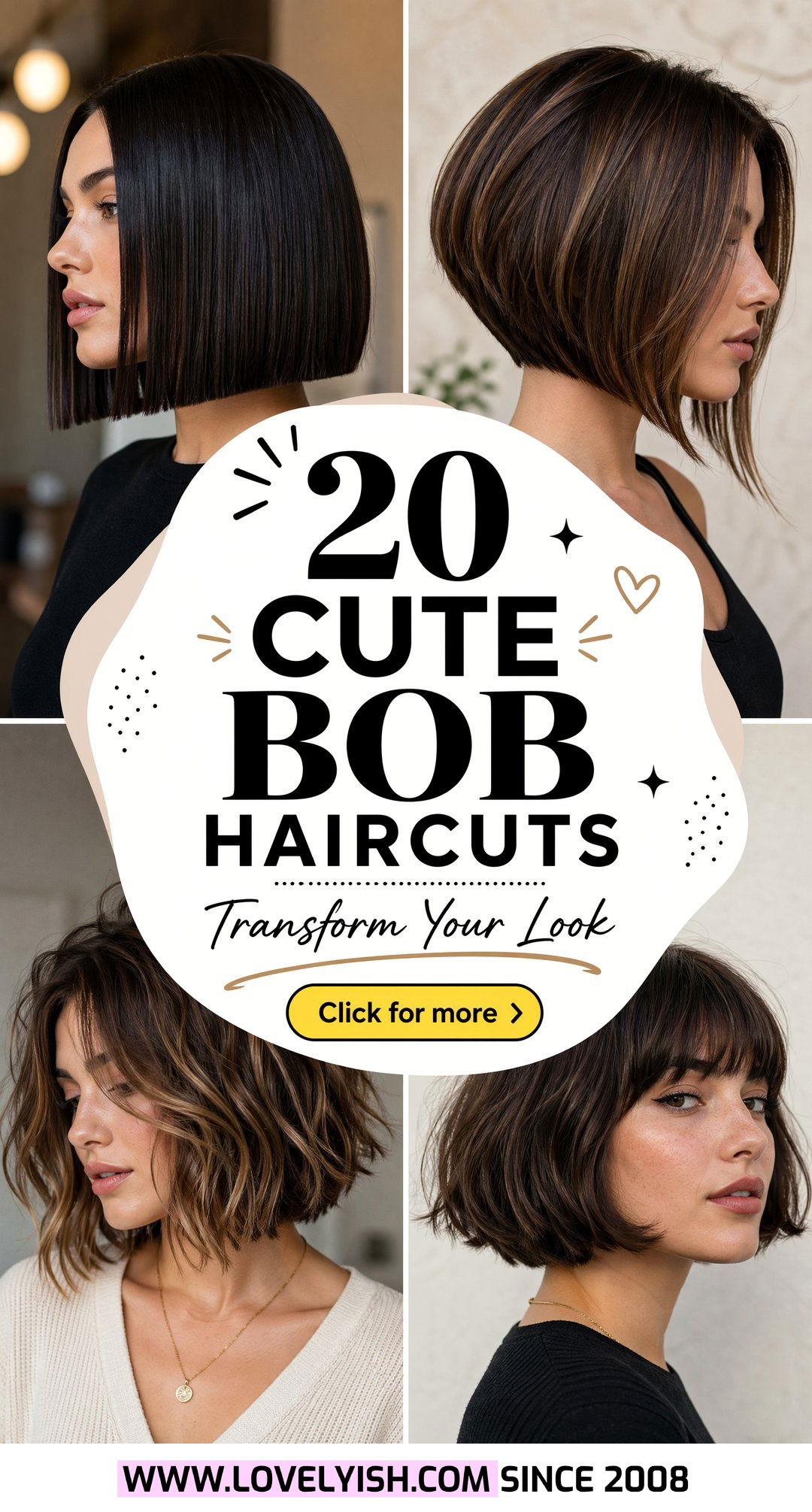 20 Cute Bob Haircut Ideas for Women to Transform Your Look - 20 Cute Bob Haircut Ideas for Women to Transform Your Look