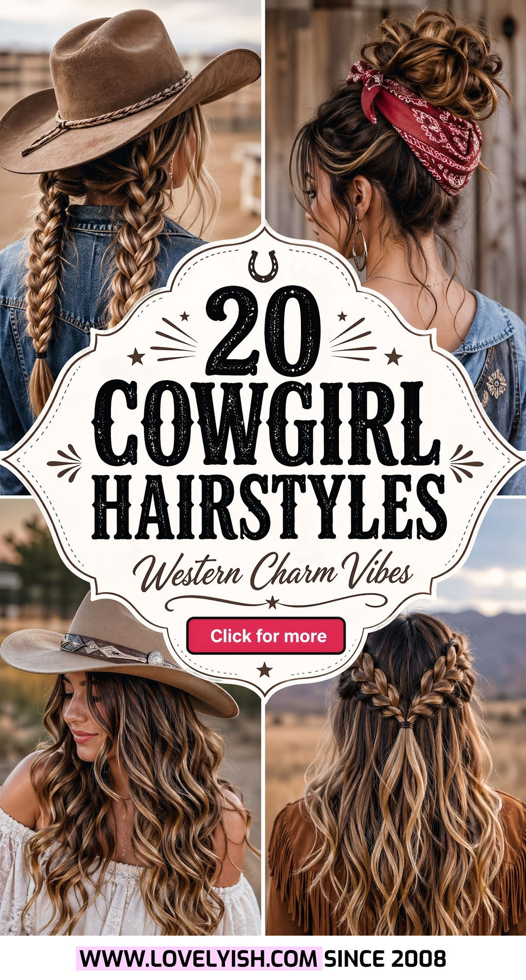 20 Cute Cowgirl Hairstyles to Channel Your Western Vibe - 20 Cute Cowgirl Hairstyles to Channel Your Western Vibe
