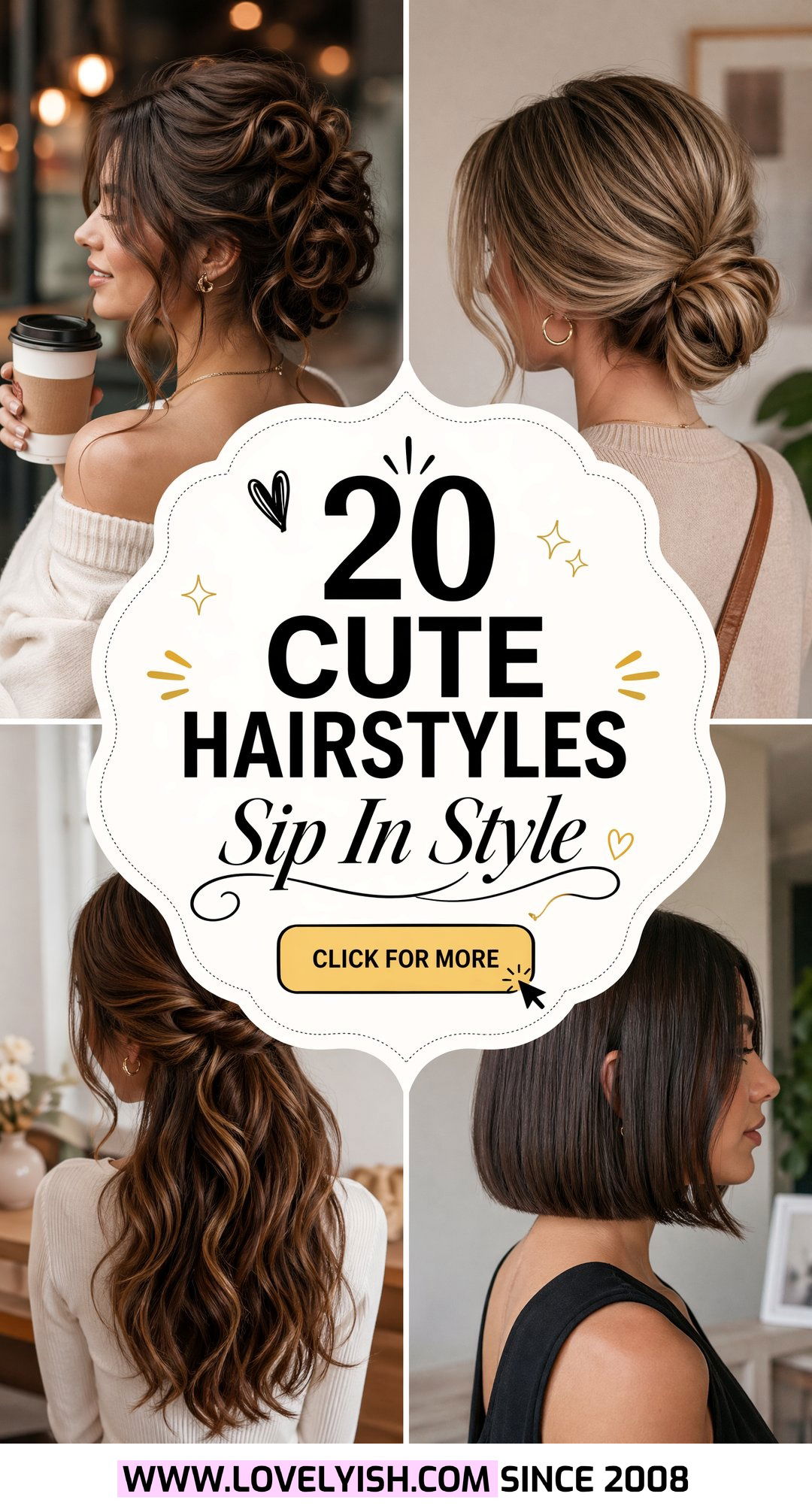 20 Cute Hairstyle Ideas Perfect for Your Next Coffee Date - 20 Cute Hairstyle Ideas Perfect for Your Next Coffee Date