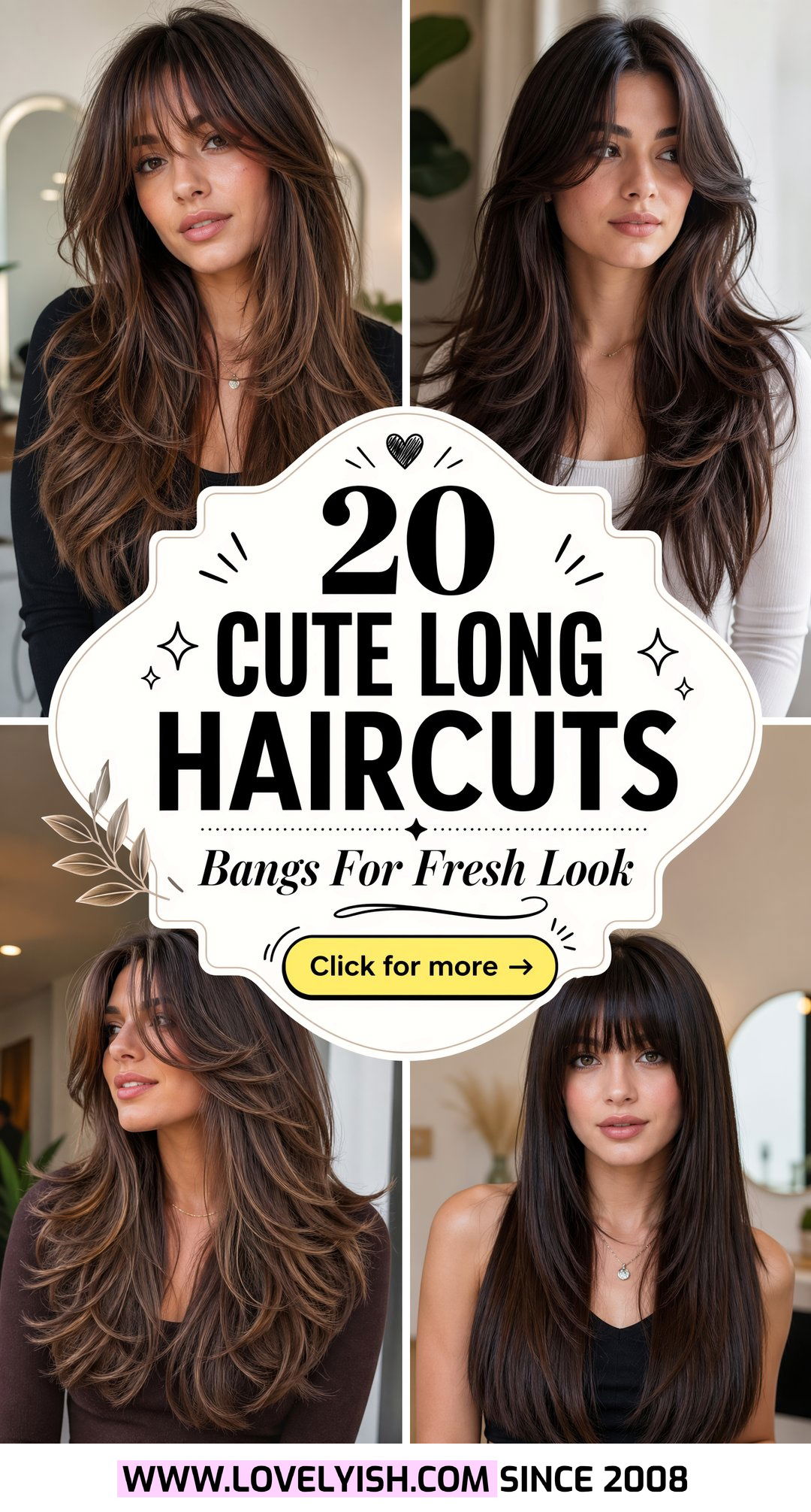 20 Cute Long Haircut Ideas With Bangs for a Fresh New Look - 20 Cute Long Haircut Ideas With Bangs for a Fresh New Look